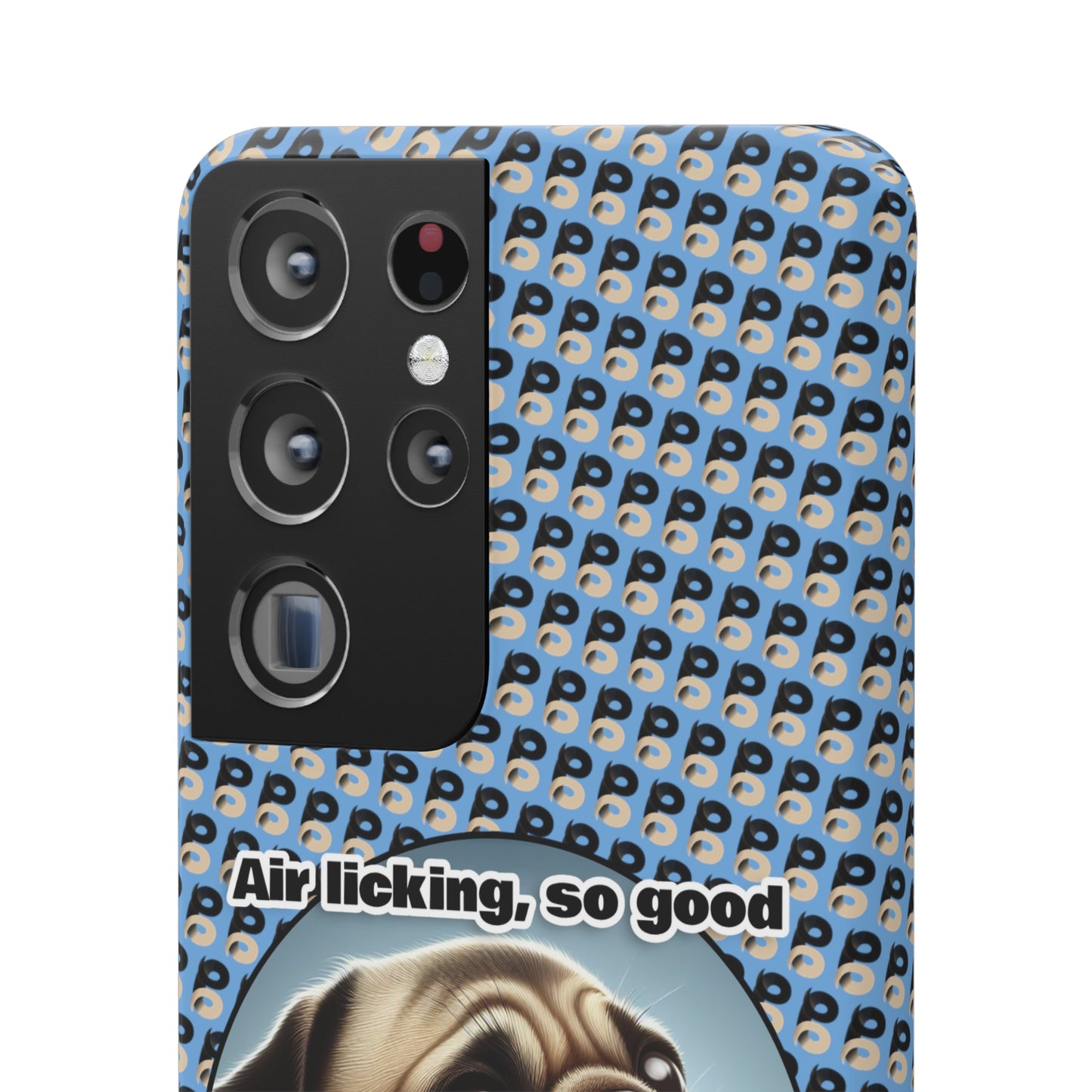 P&B Pug Life Edition: Air Licking - Snap Case Light Blue