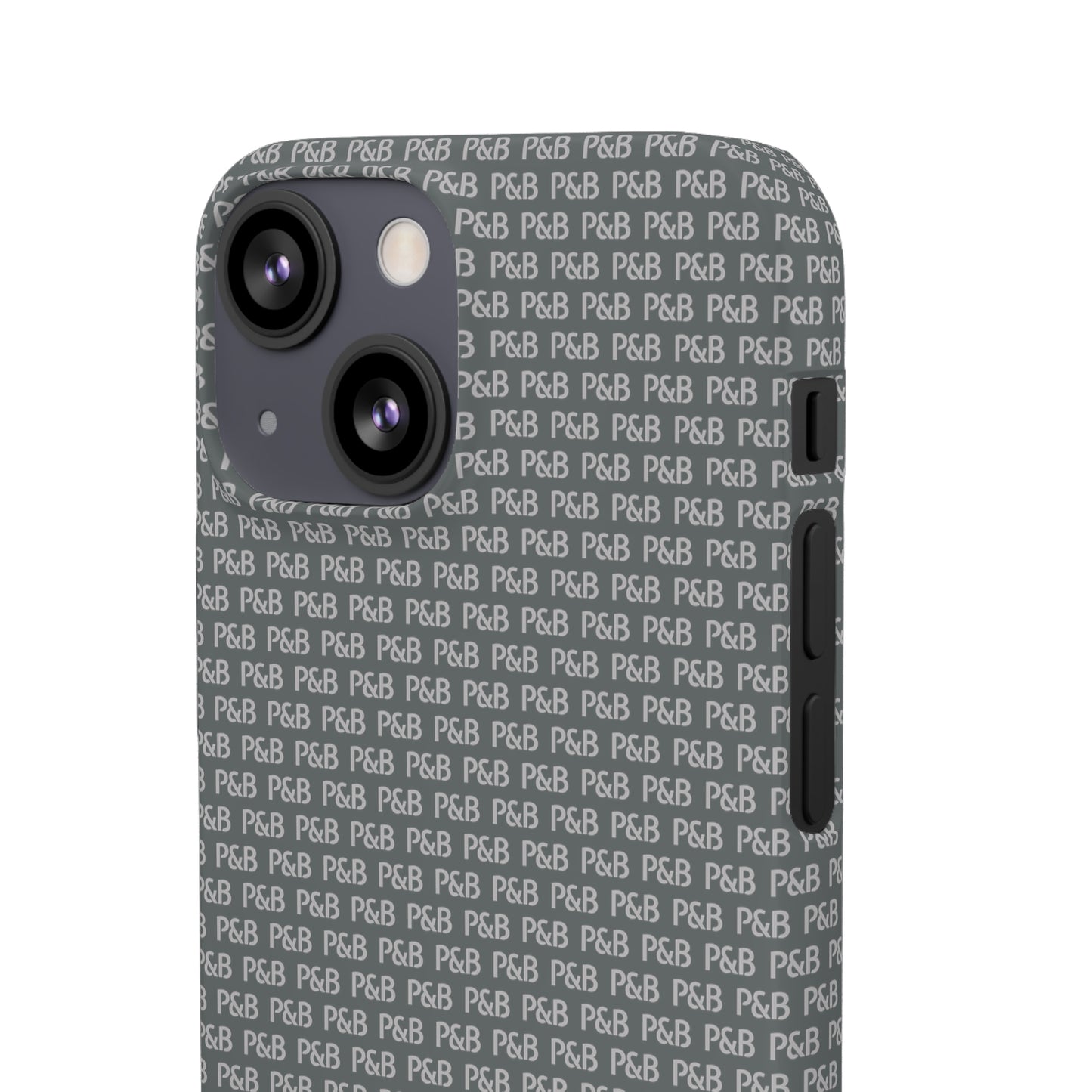 P&B Dark gray pattern - Snap Case