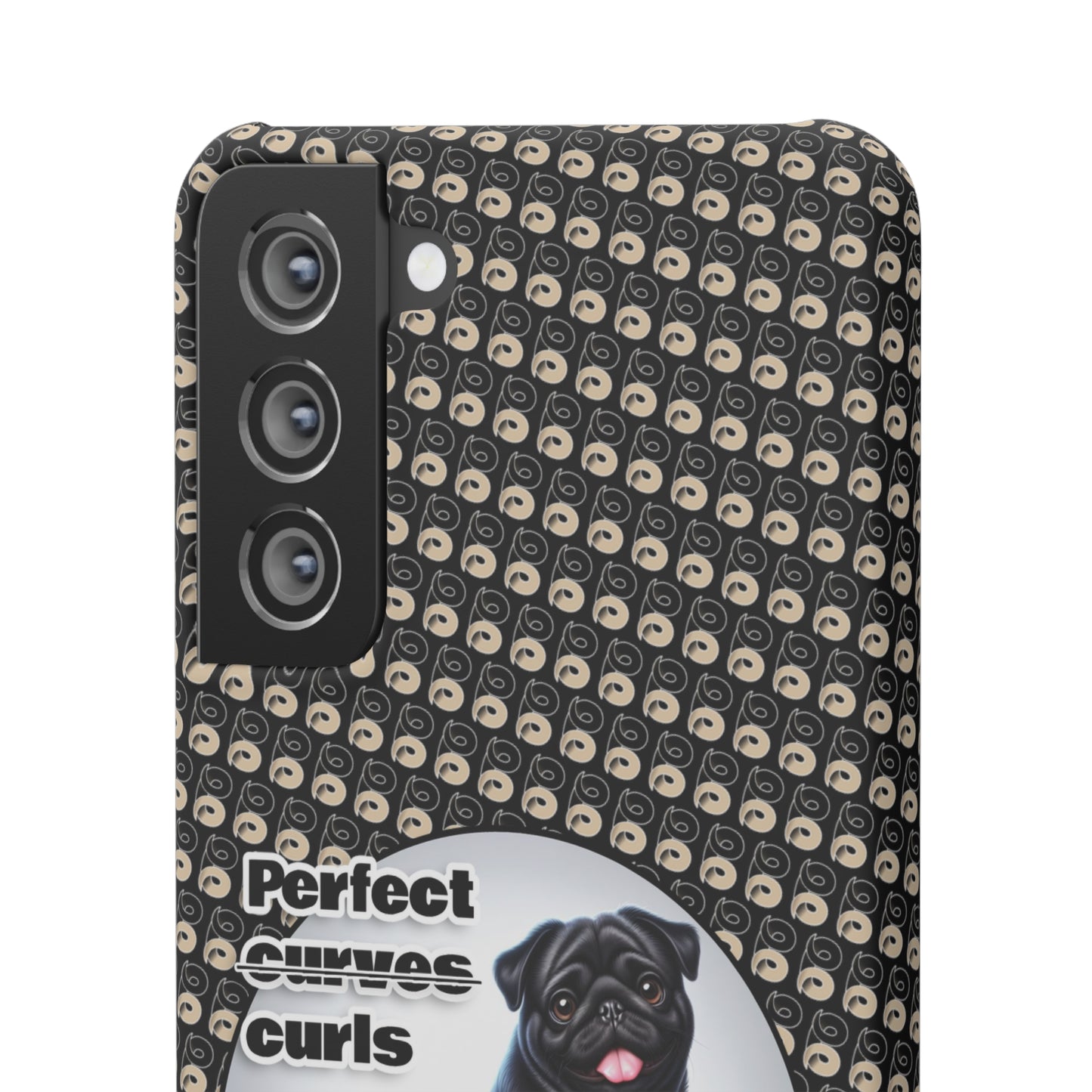 P&B Pug Life Edition: Perfect Curls - Snap Case Black