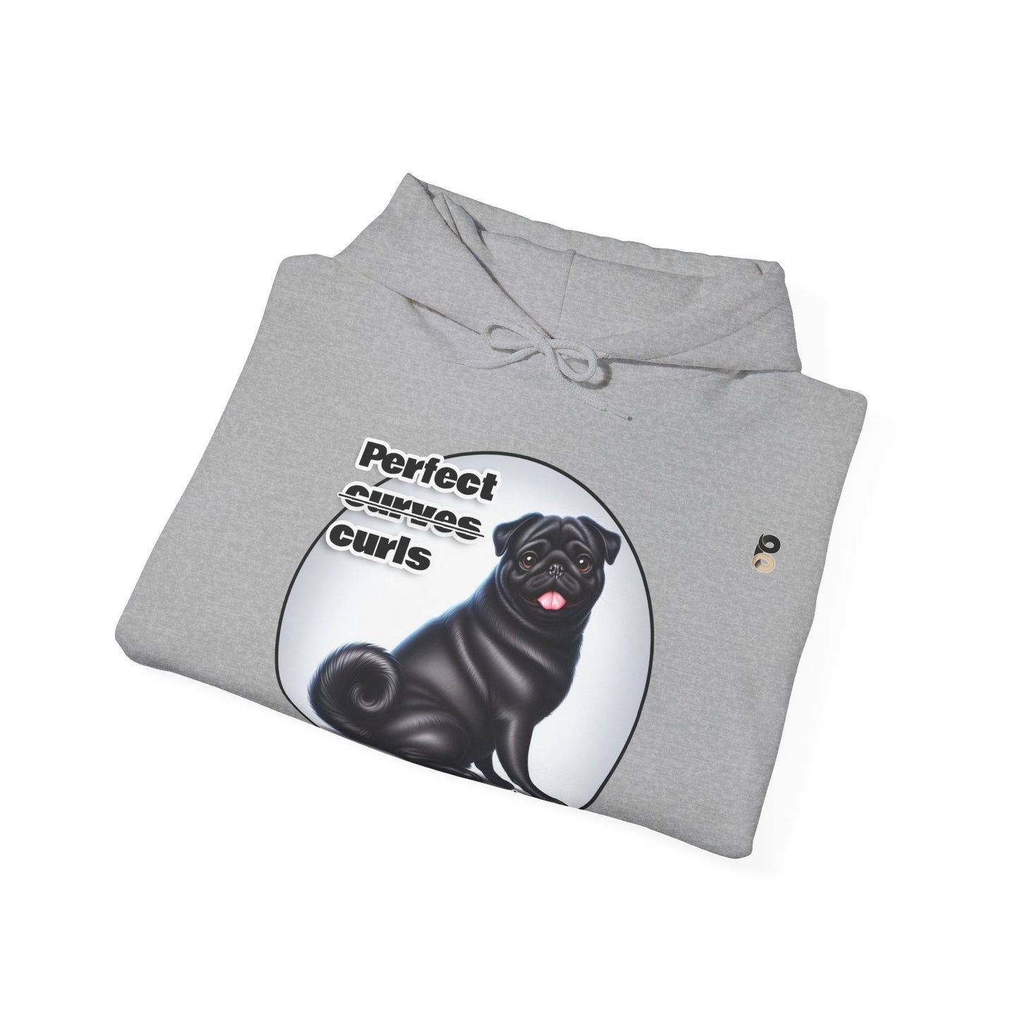 P&B Pug Life: Perfect Curls - Unisex Hooded Sweatshirt