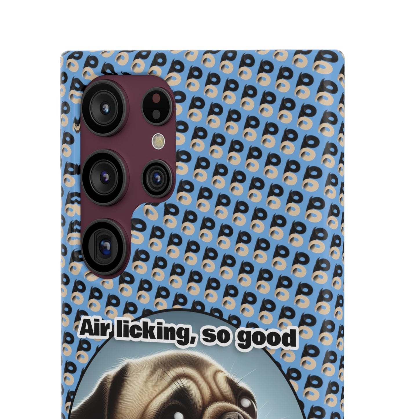 P&B Pug Life Edition: Air Licking - Snap Case Light Blue