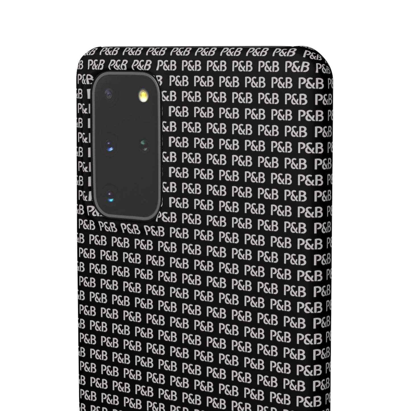 P&B Black pattern - Snap Case