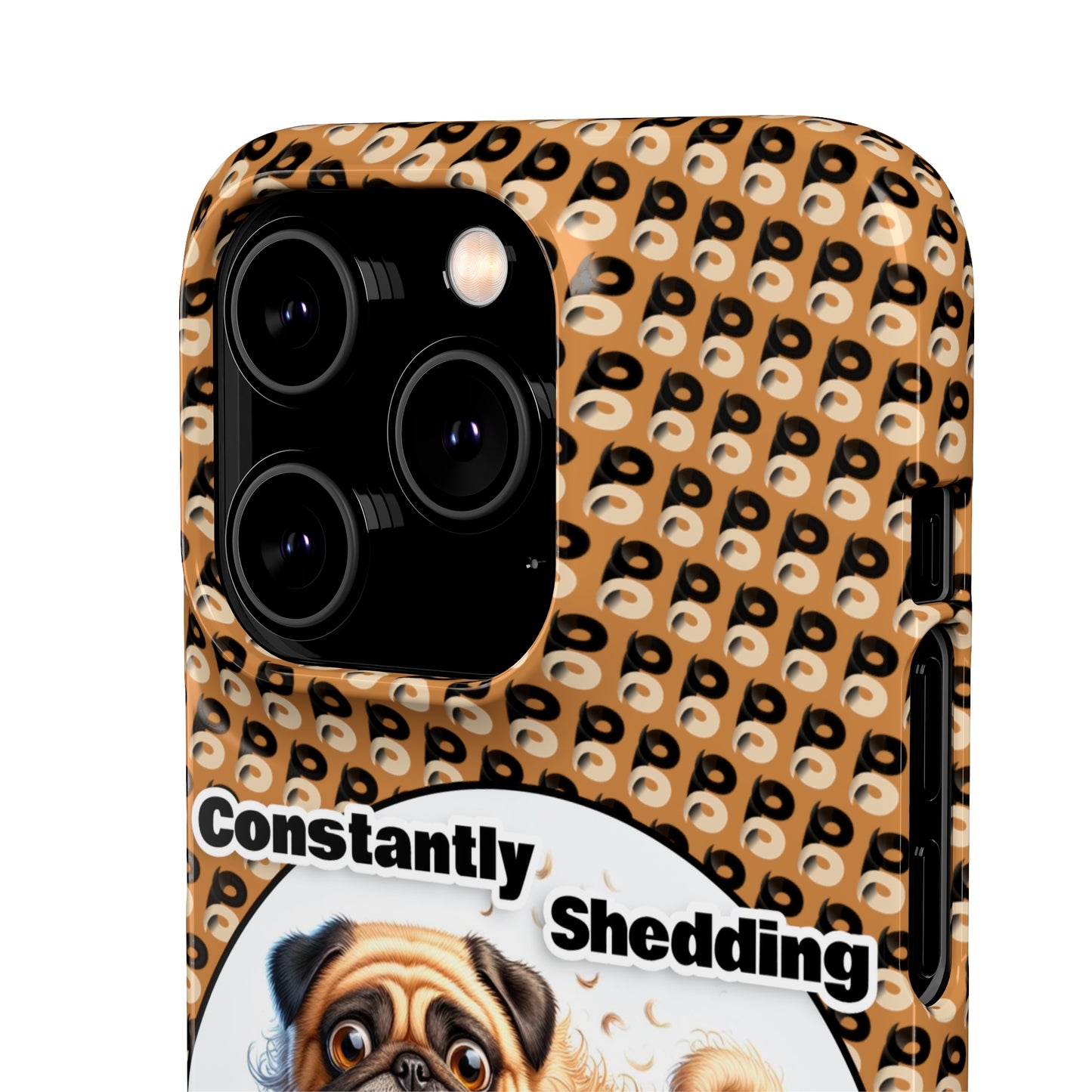 P&B Pug Life Edition: Constantly Shedding - Snap Case Brown