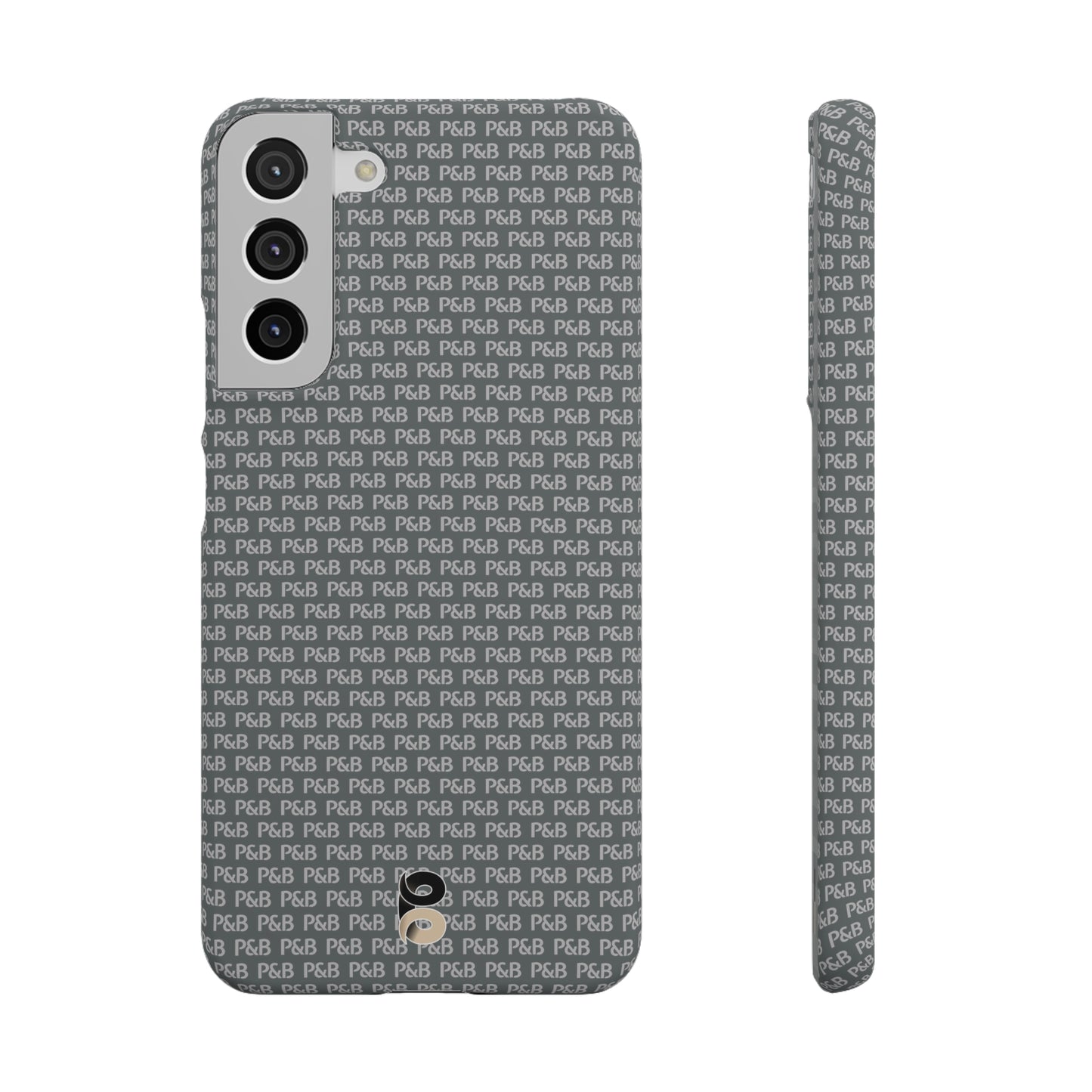 P&B Dark gray pattern - Snap Case