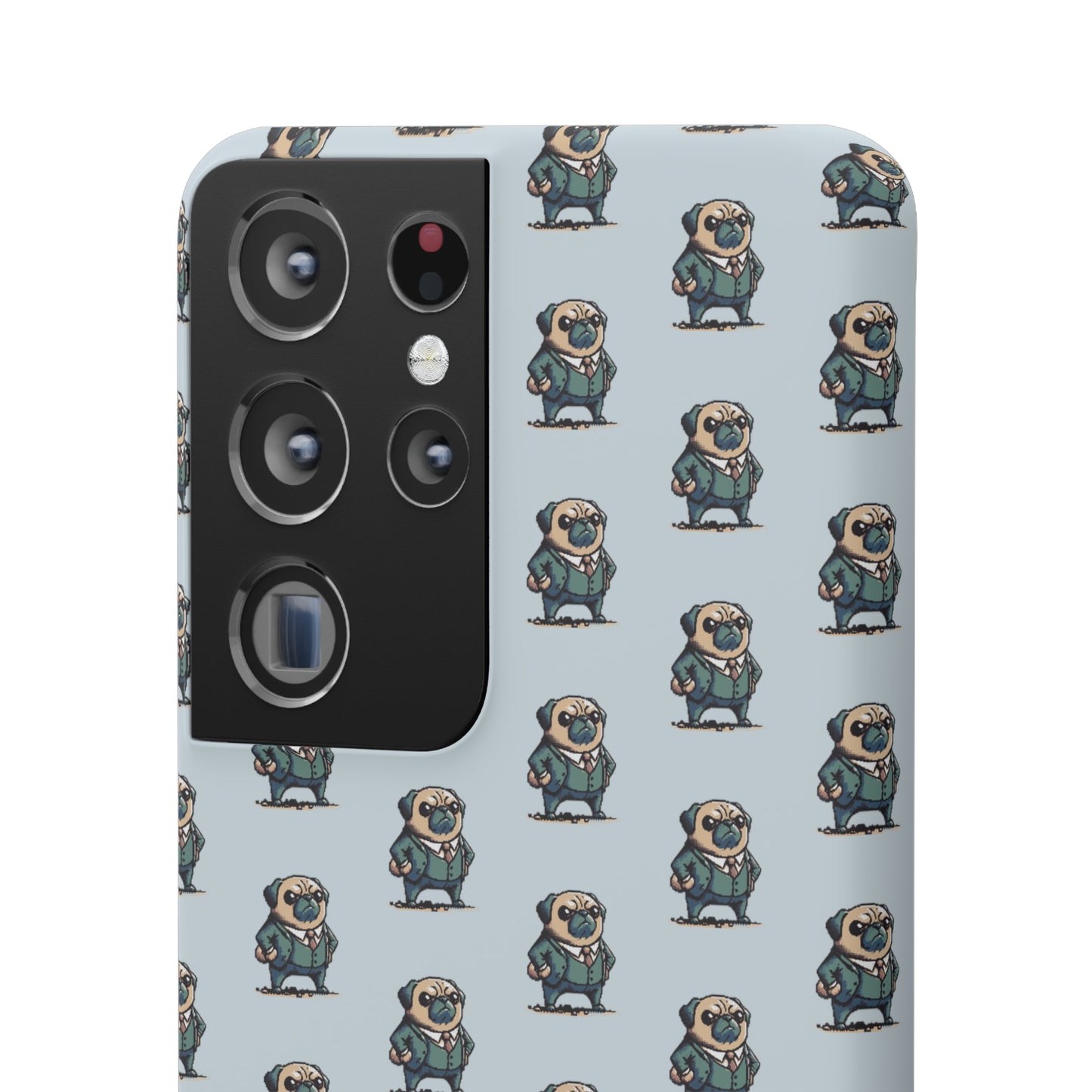 P&B Angry Boss Pug Pattern - Snap Case