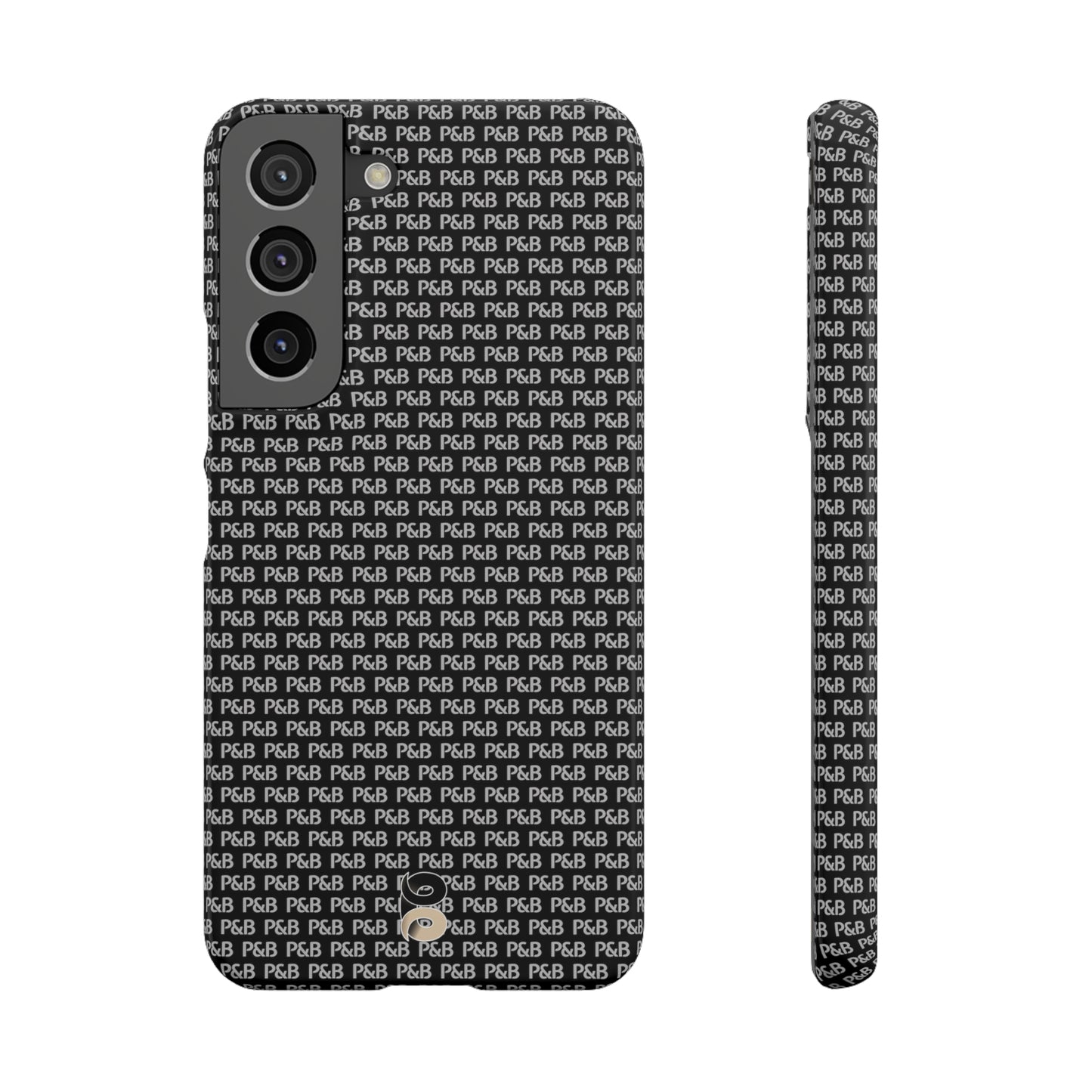 P&B Black pattern - Snap Case