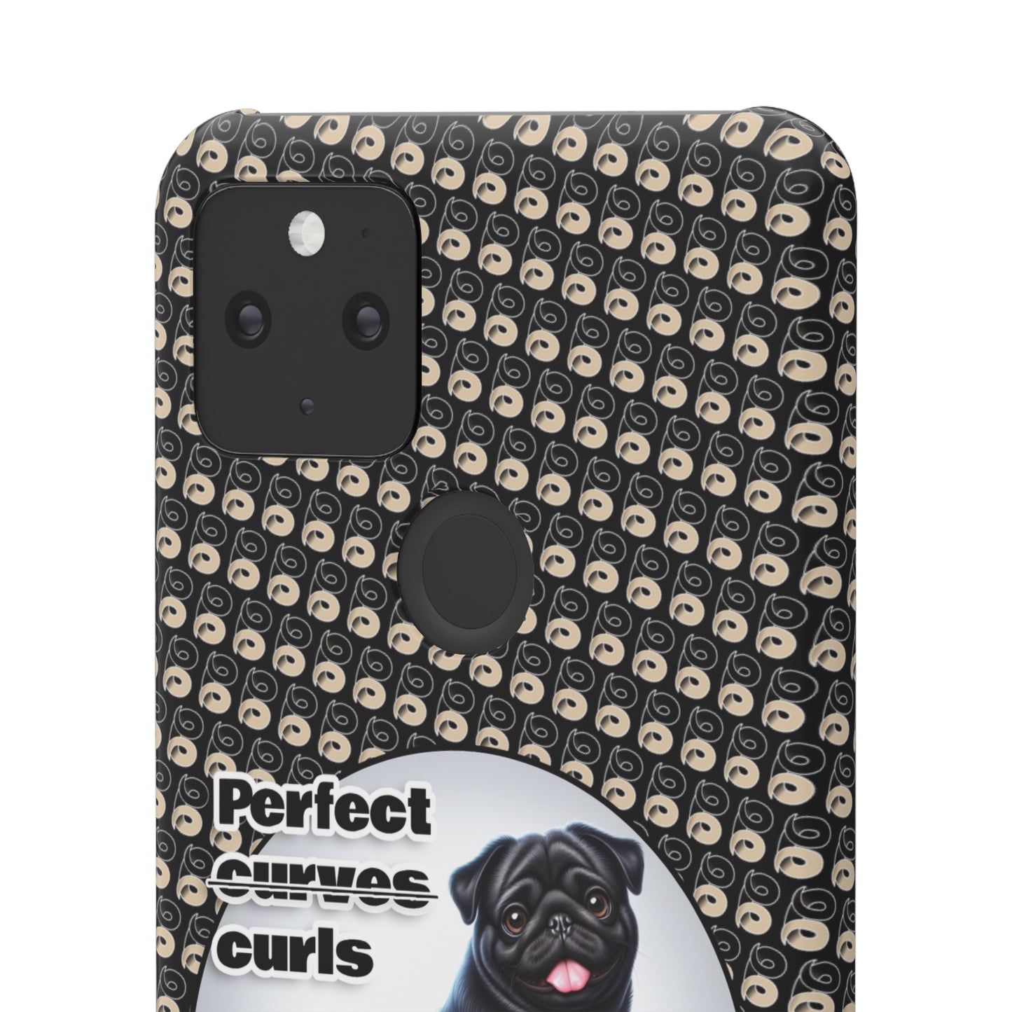 P&B Pug Life Edition: Perfect Curls - Snap Case Black