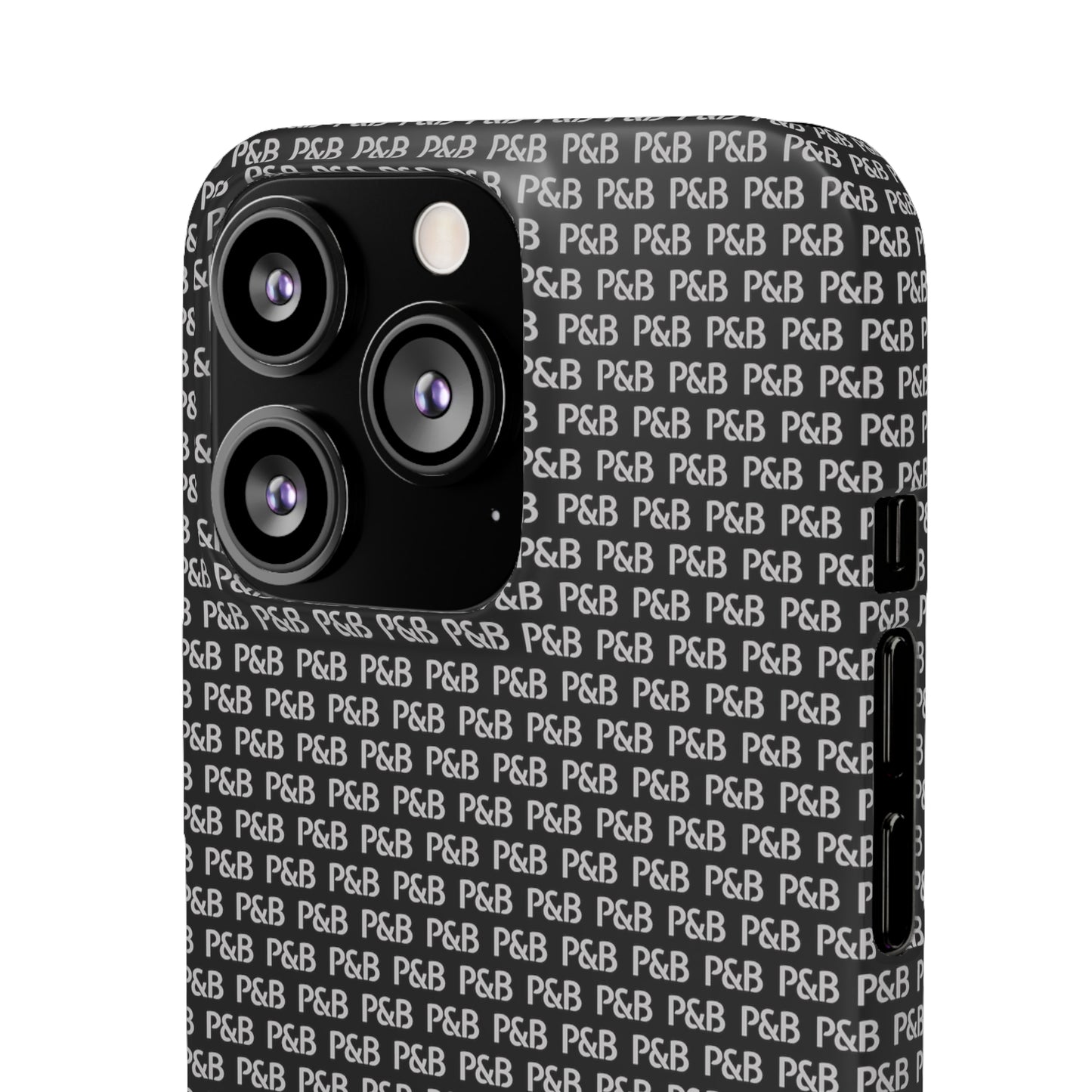 P&B Black pattern - Snap Case