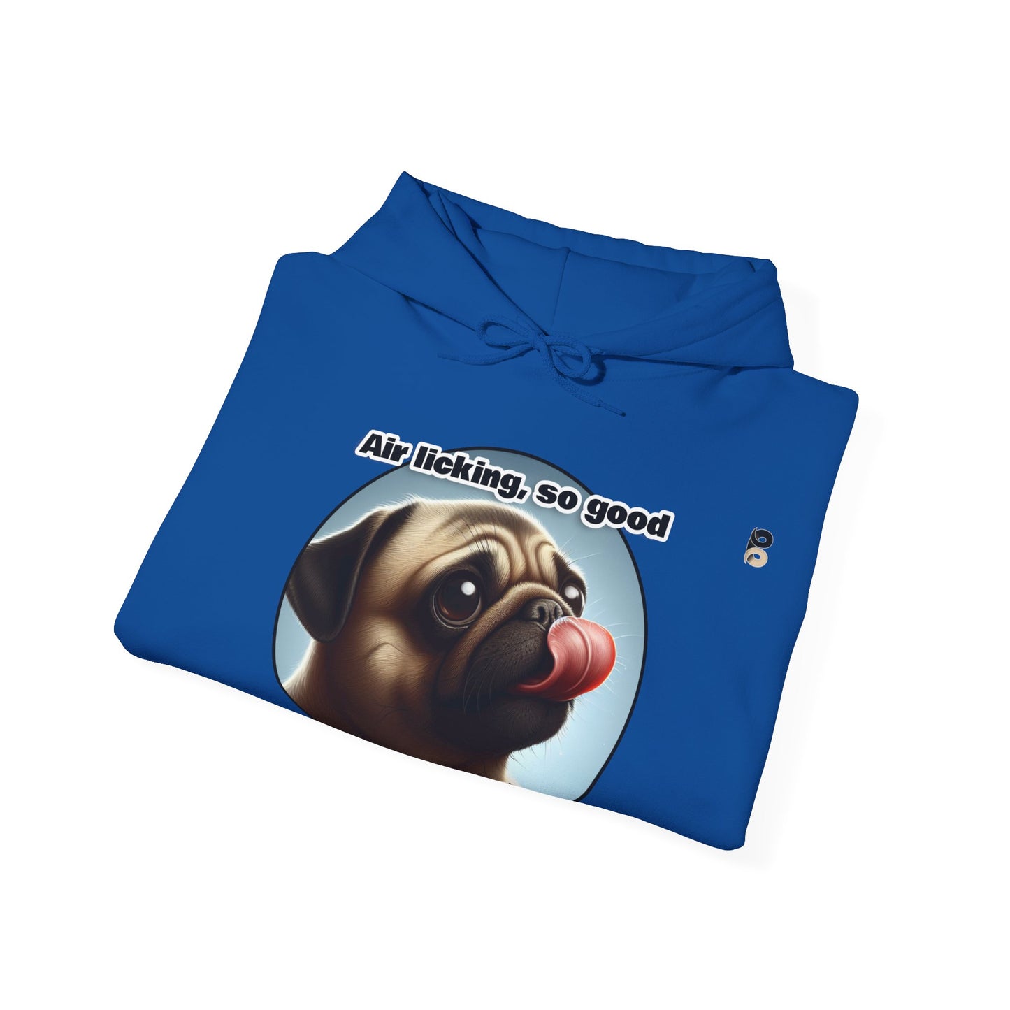 P&B Pug Life: Air Licking - Unisex Hooded Sweatshirt