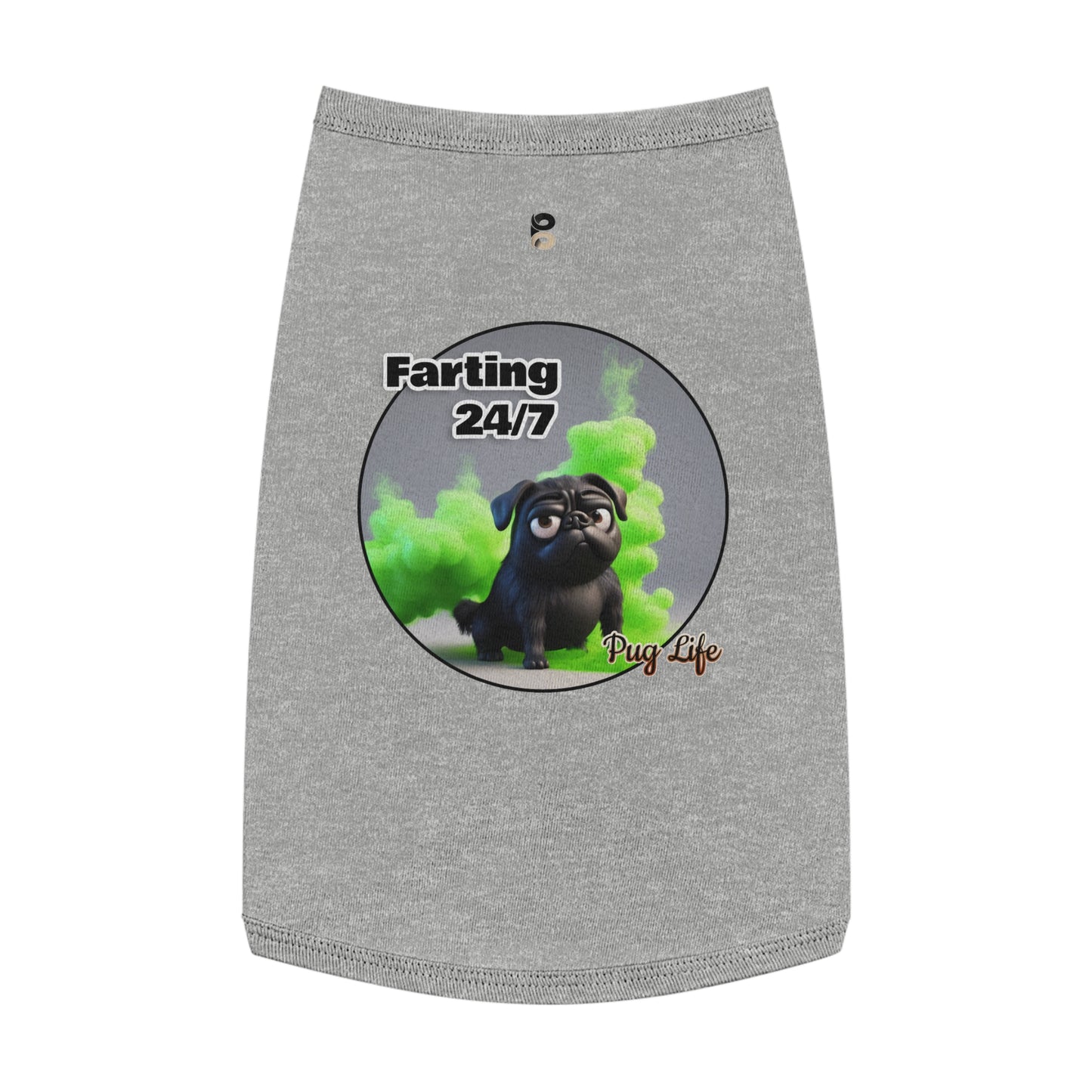 P&B Pug Life Edition Tank Top: Farting 24/7