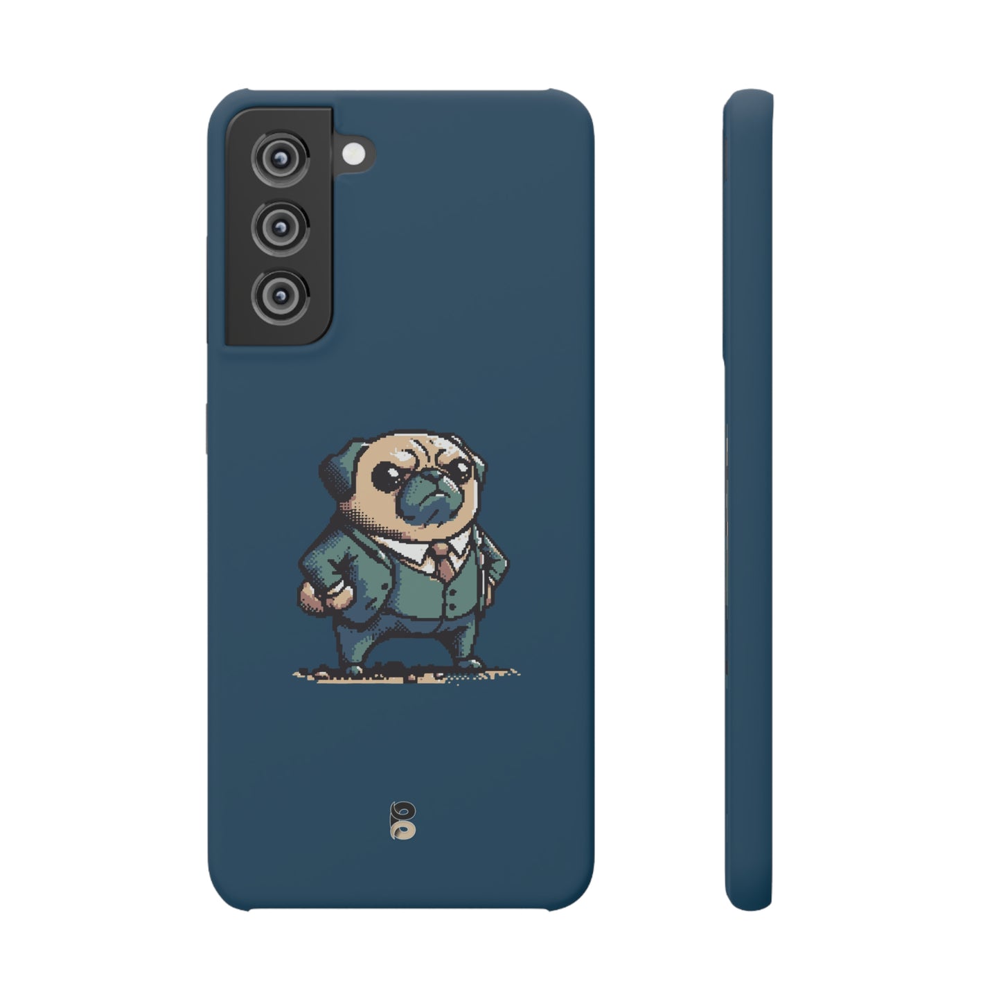 P&B Angry Boss Pug - Snap Case