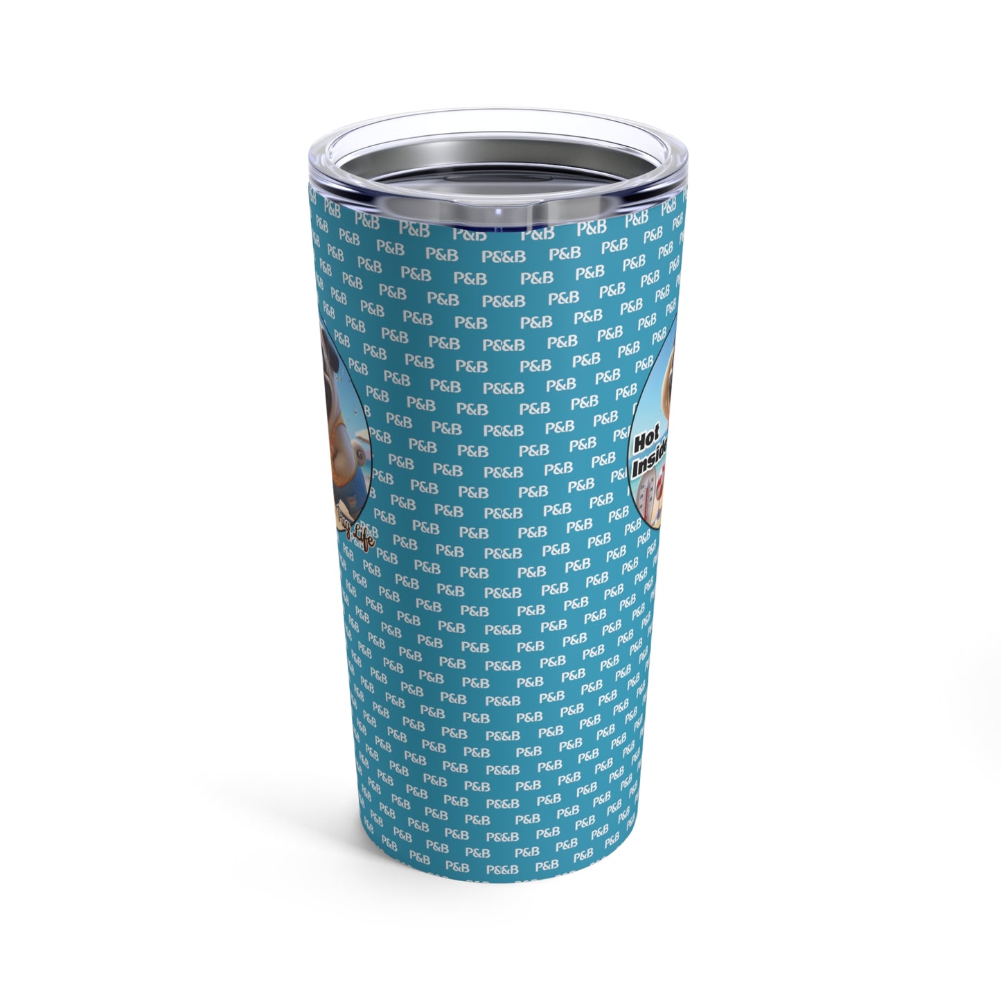 P&B Edition: Hot Inside - Tumbler 20oz - Beach Blue