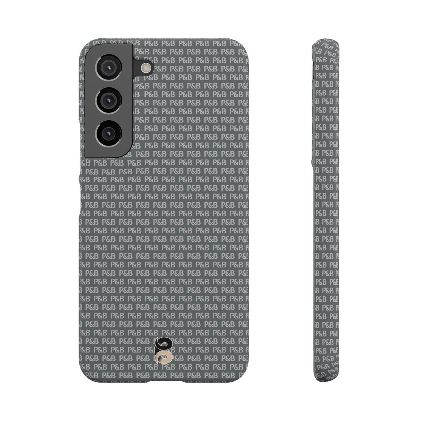 P&B Dark gray pattern - Snap Case