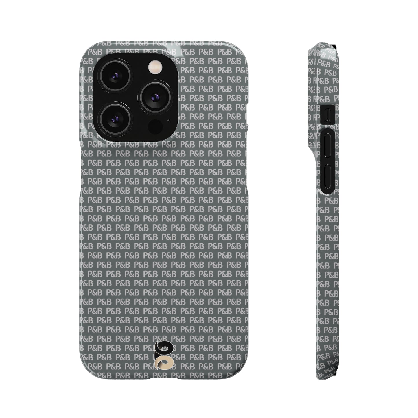 P&B Dark gray pattern - Snap Case