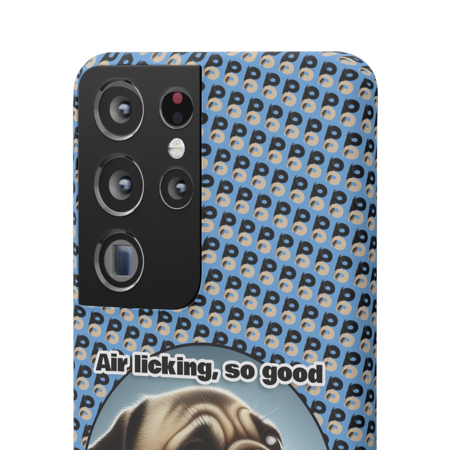 P&B Pug Life Edition: Air Licking - Snap Case Light Blue