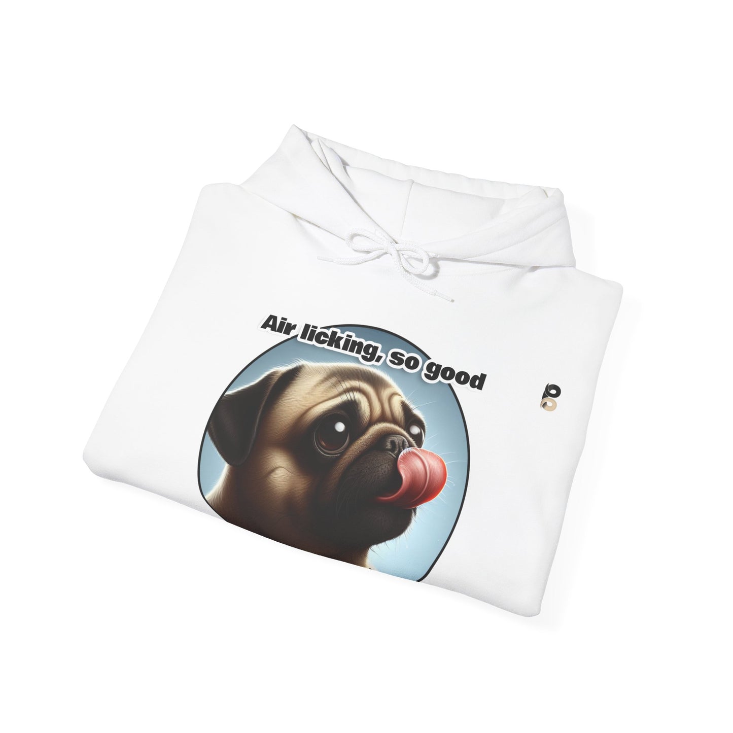 P&B Pug Life: Air Licking - Unisex Hooded Sweatshirt