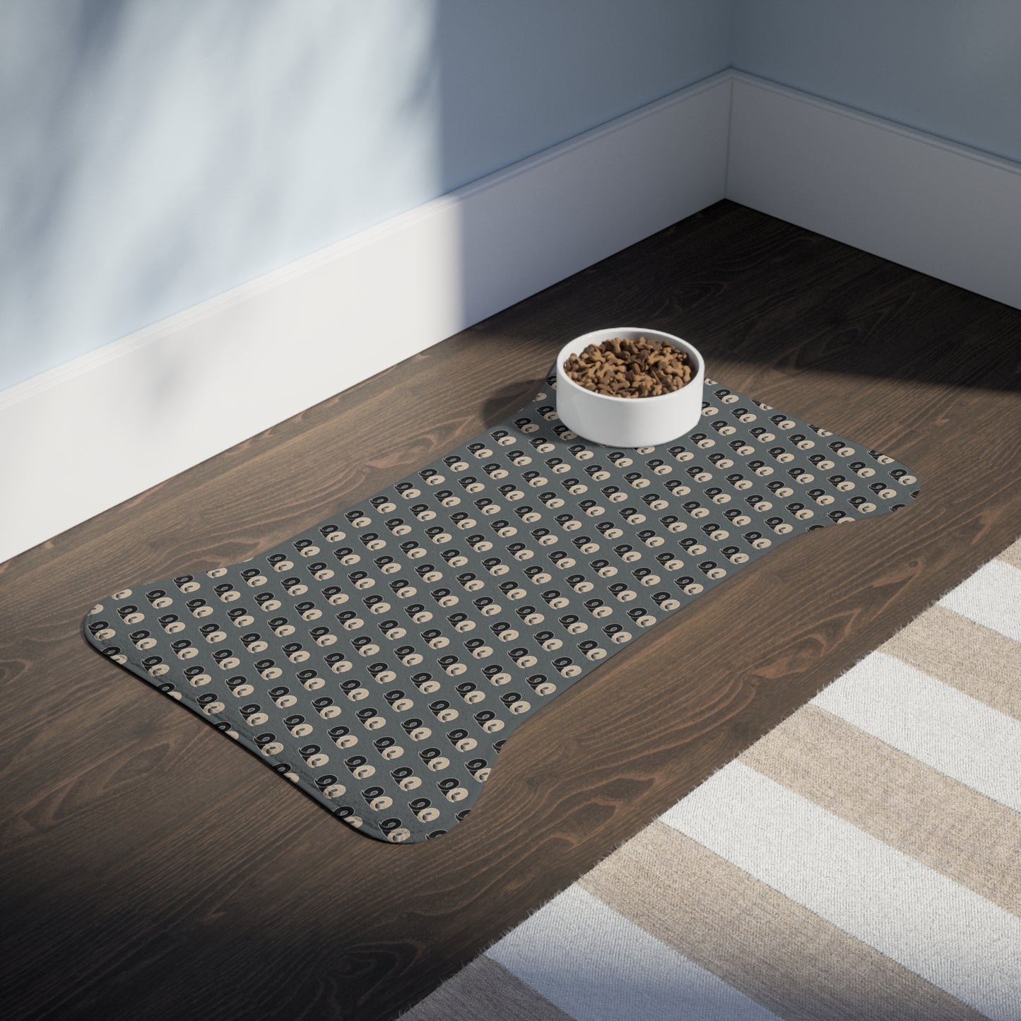 P&B Pet Feeding Mat - Dark Gray