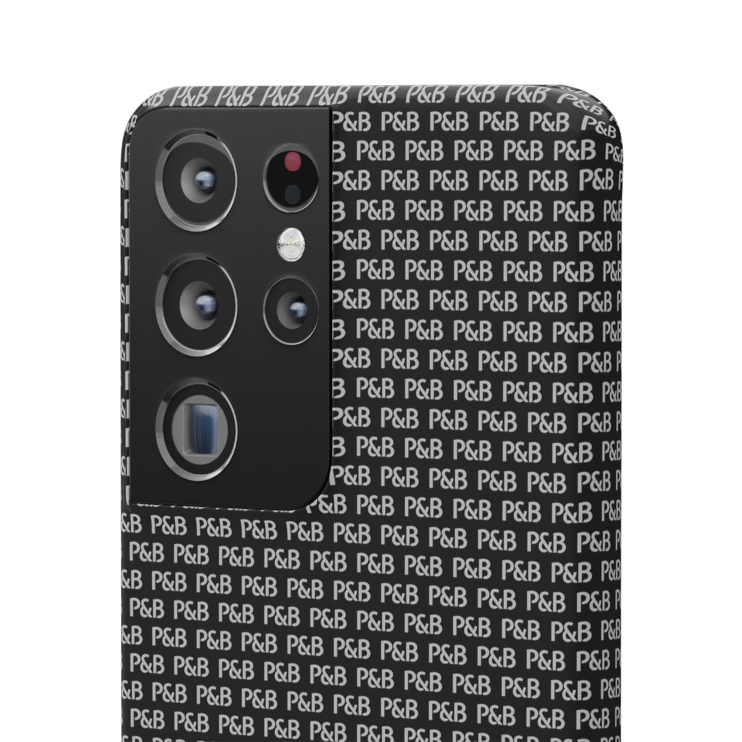 P&B Black pattern - Snap Case