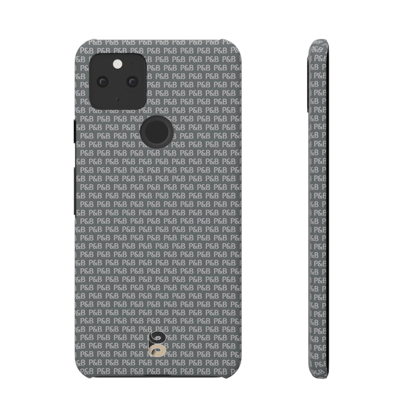 P&B Dark gray pattern - Snap Case