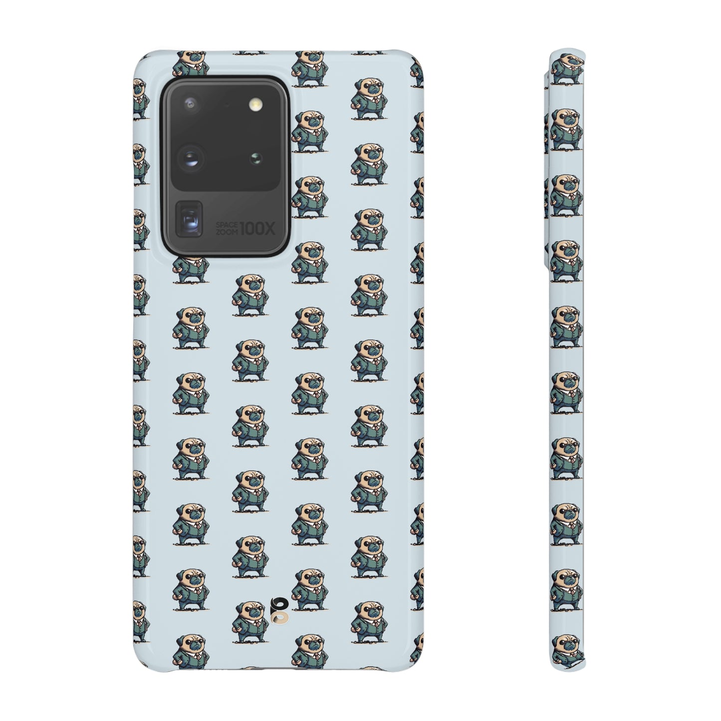 P&B Angry Boss Pug Pattern - Snap Case