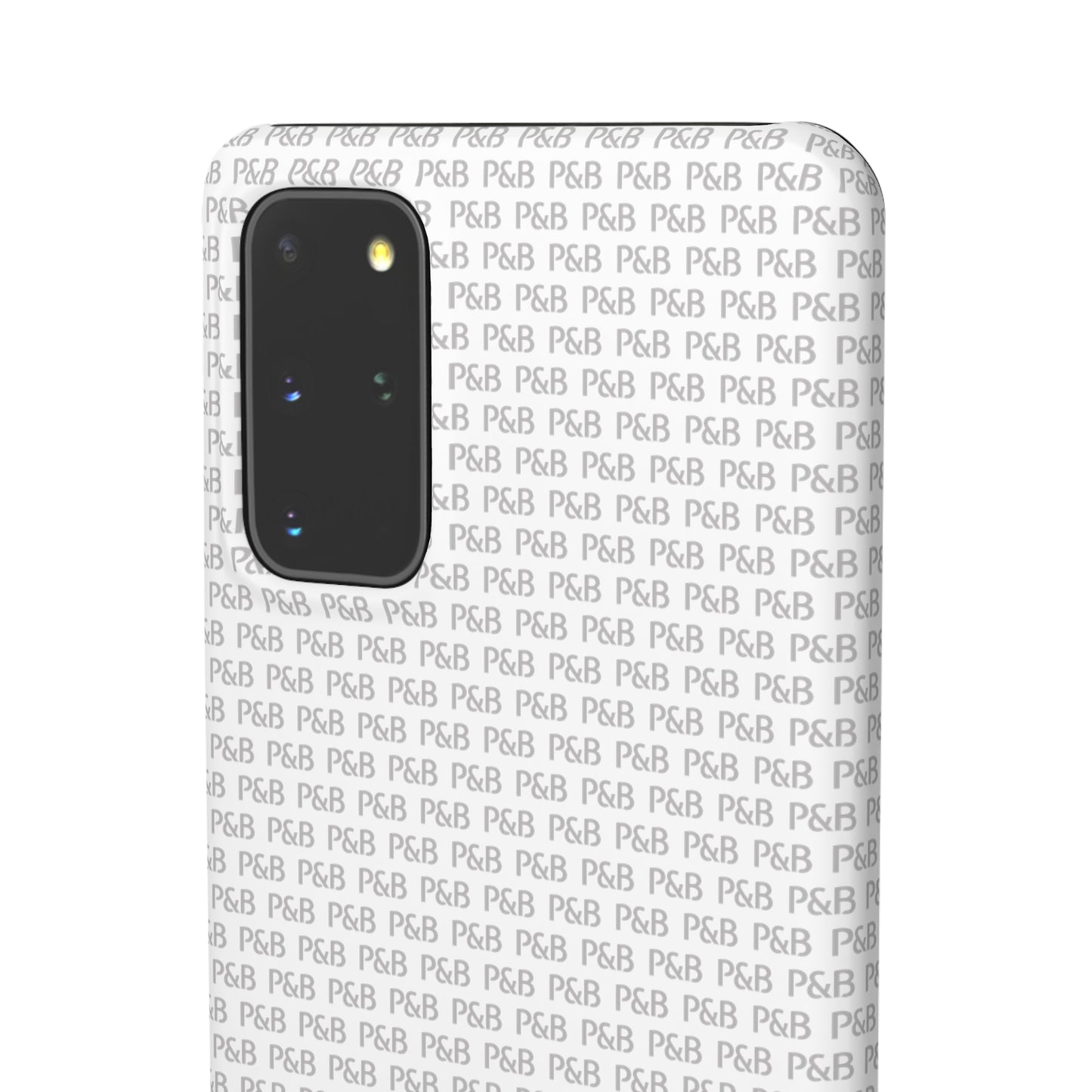 P&B White pattern - Snap Case