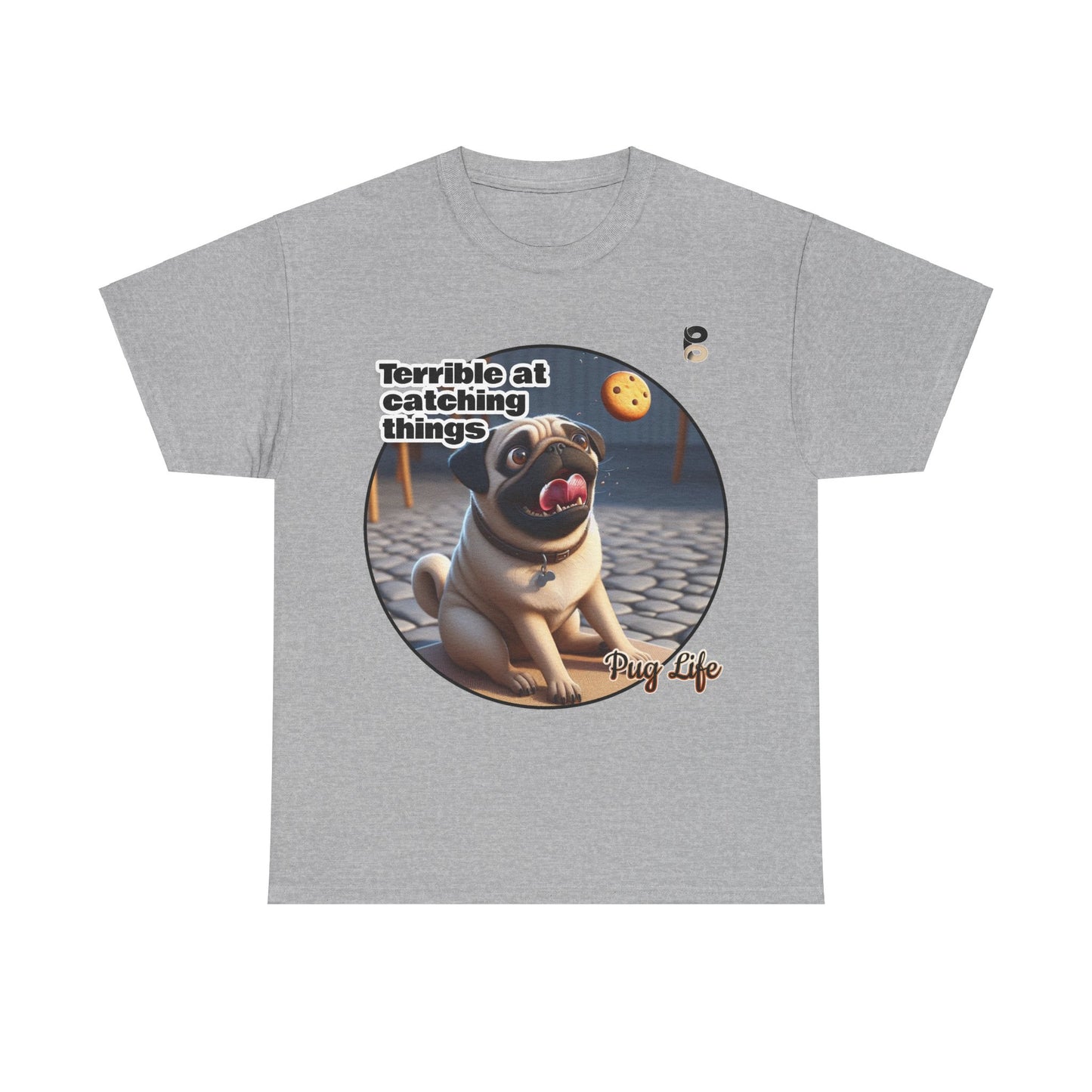 P&B Pug Life Edition: Terrible at Catching - Cotton Tee - Unisex