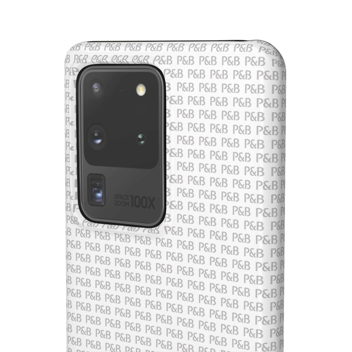 P&B White pattern - Snap Case