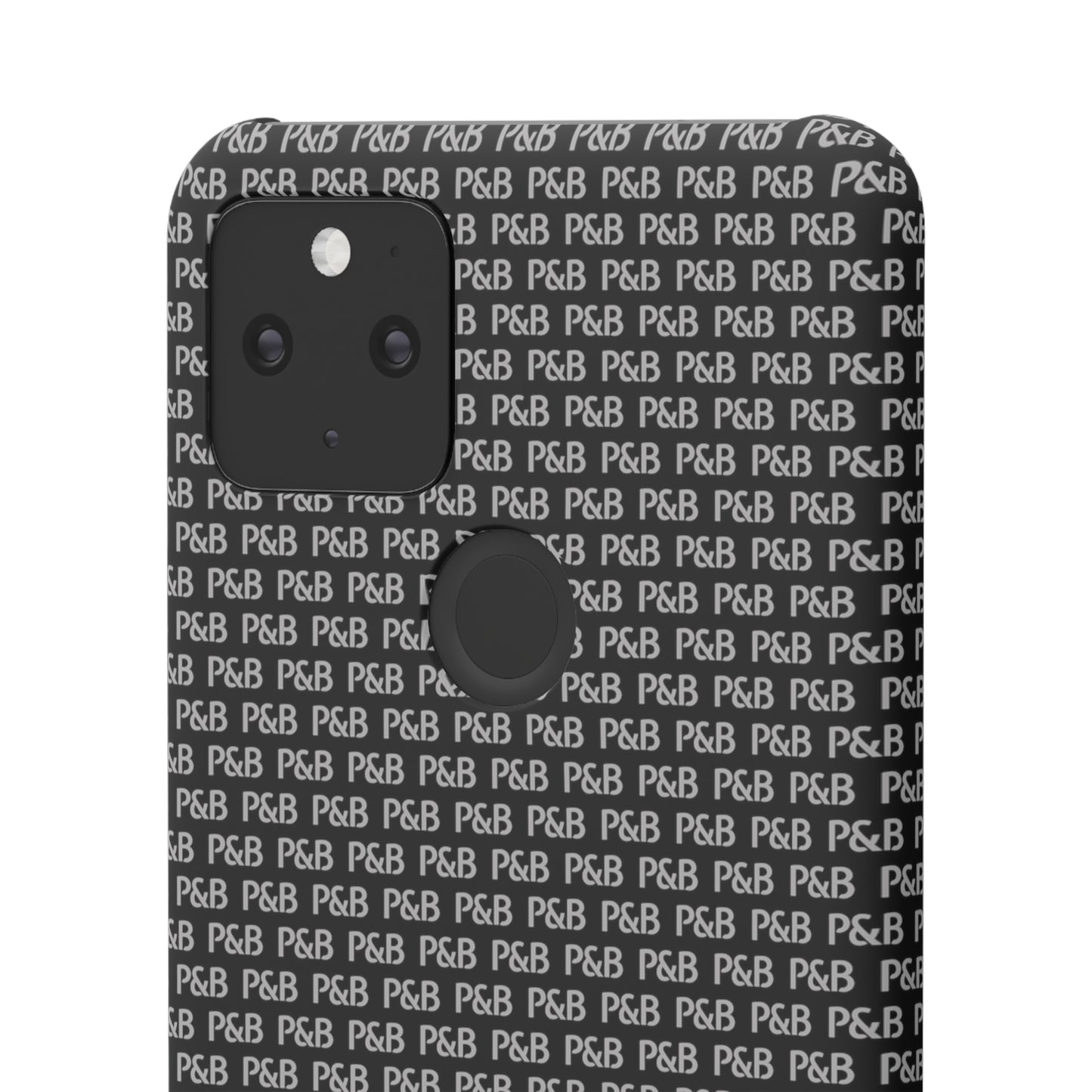 P&B Black pattern - Snap Case