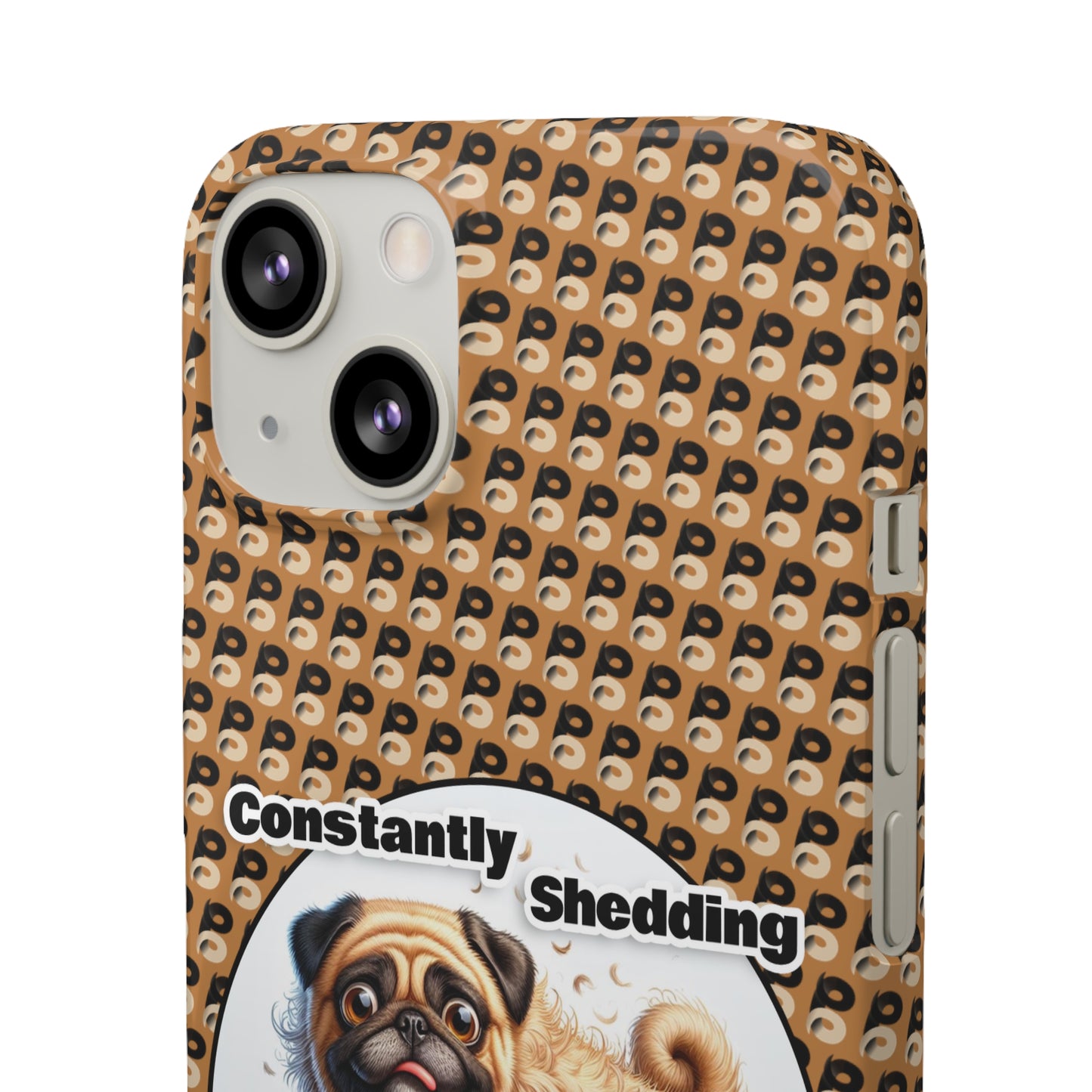 P&B Pug Life Edition: Constantly Shedding - Snap Case Brown