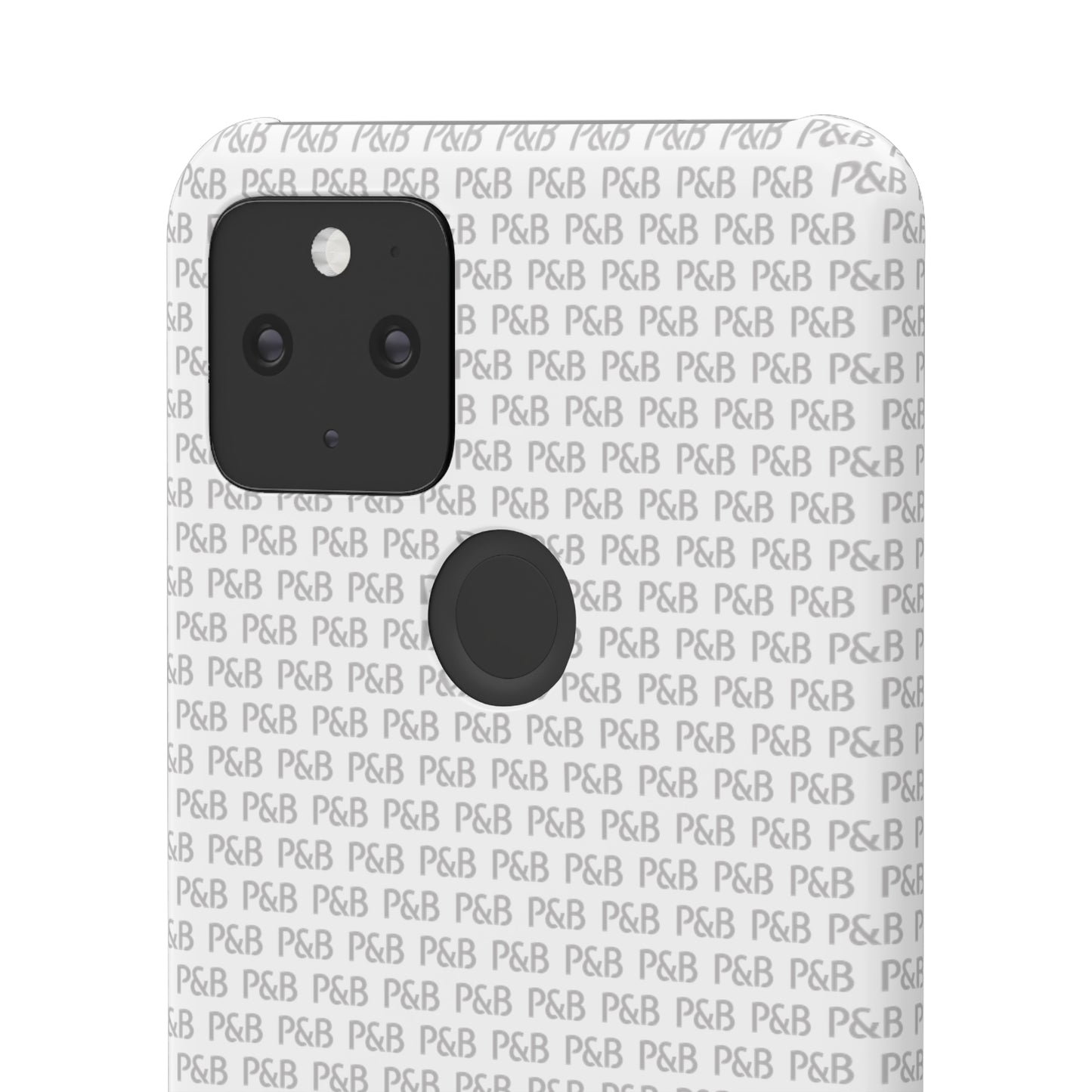 P&B White pattern - Snap Case