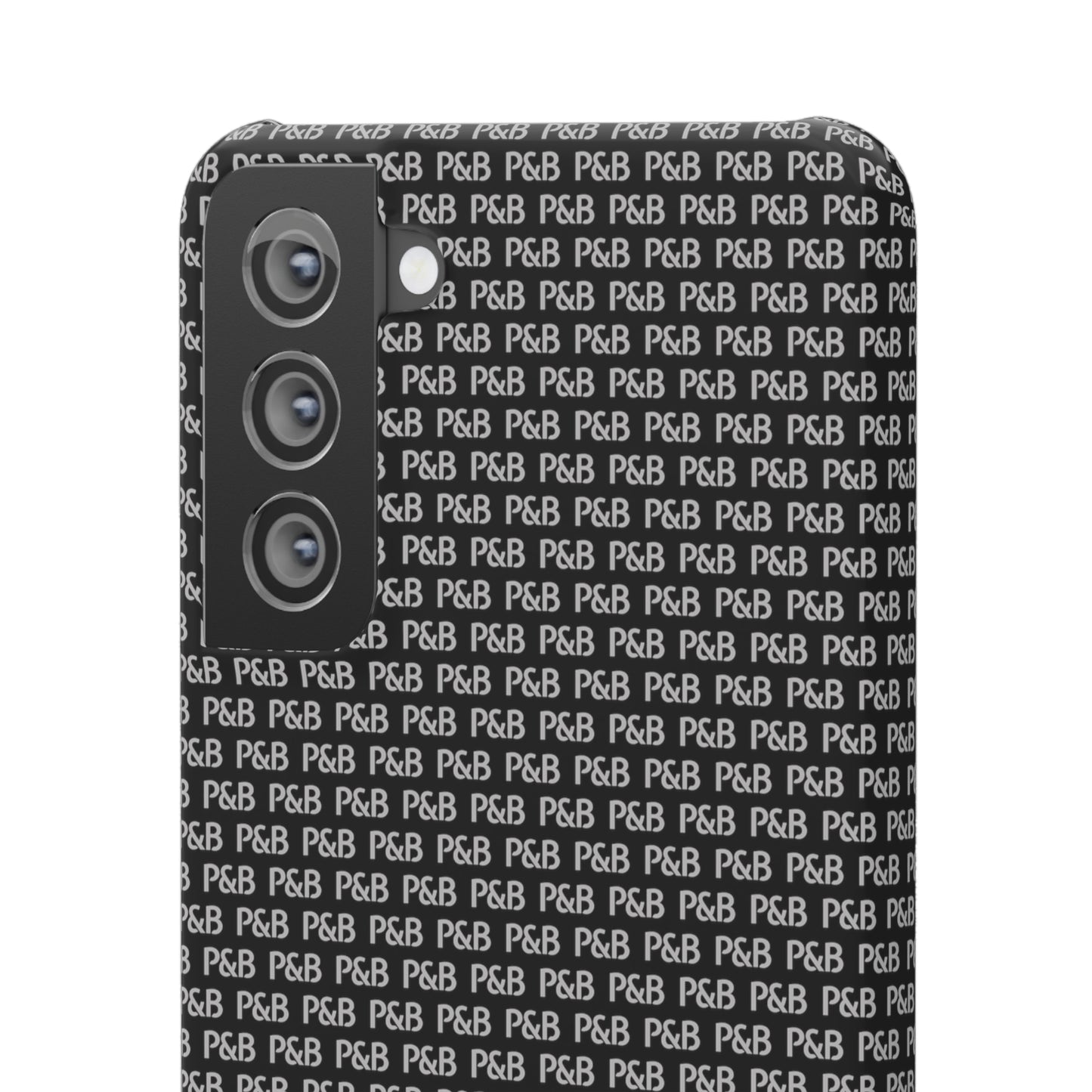 P&B Black pattern - Snap Case