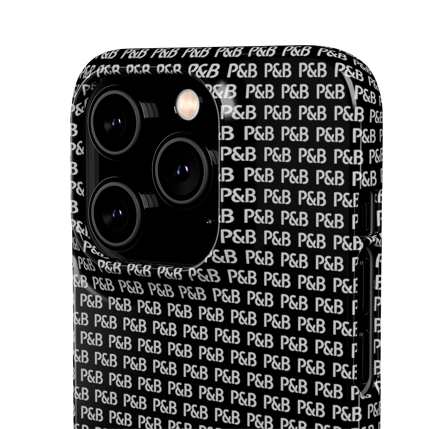 P&B Black pattern - Snap Case