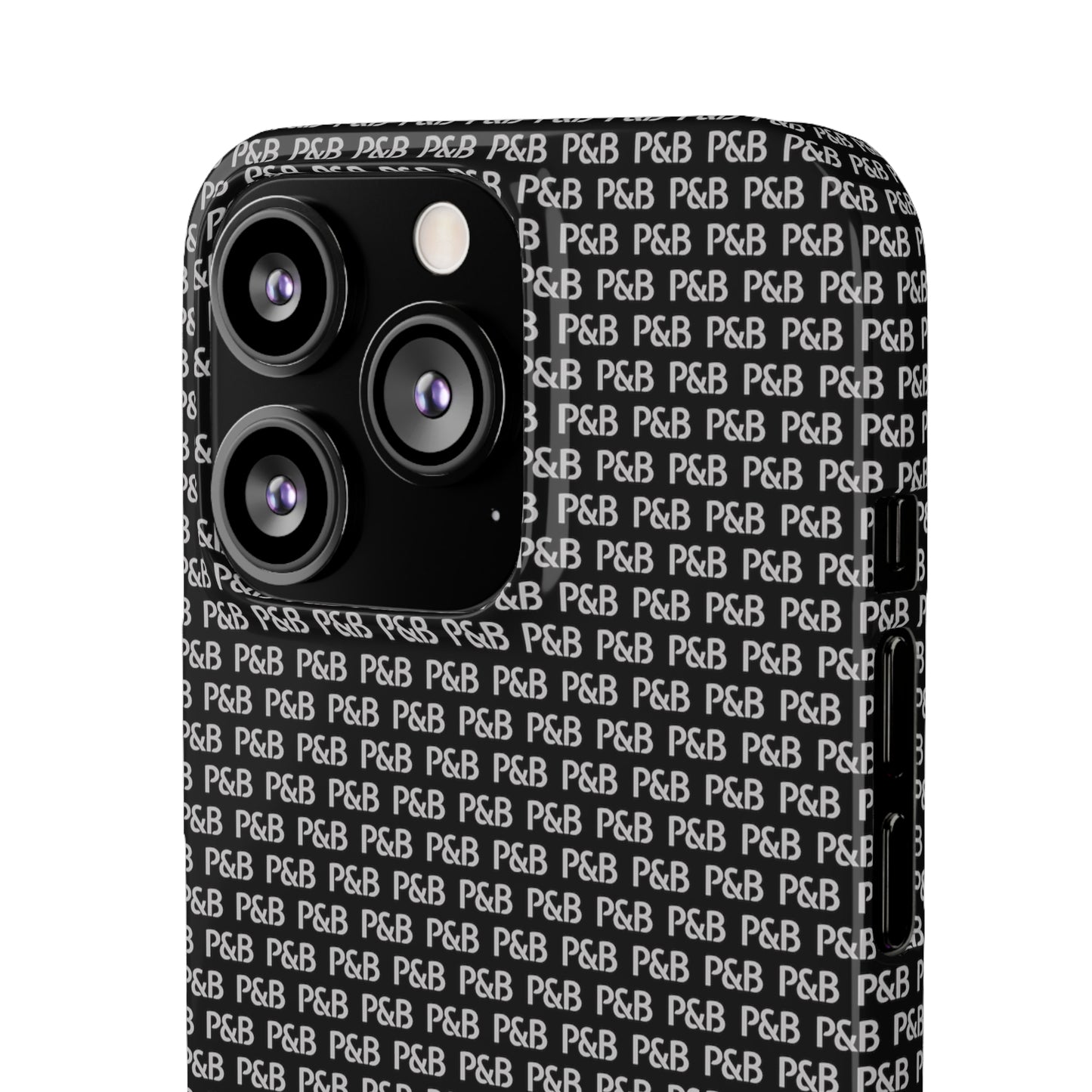 P&B Black pattern - Snap Case