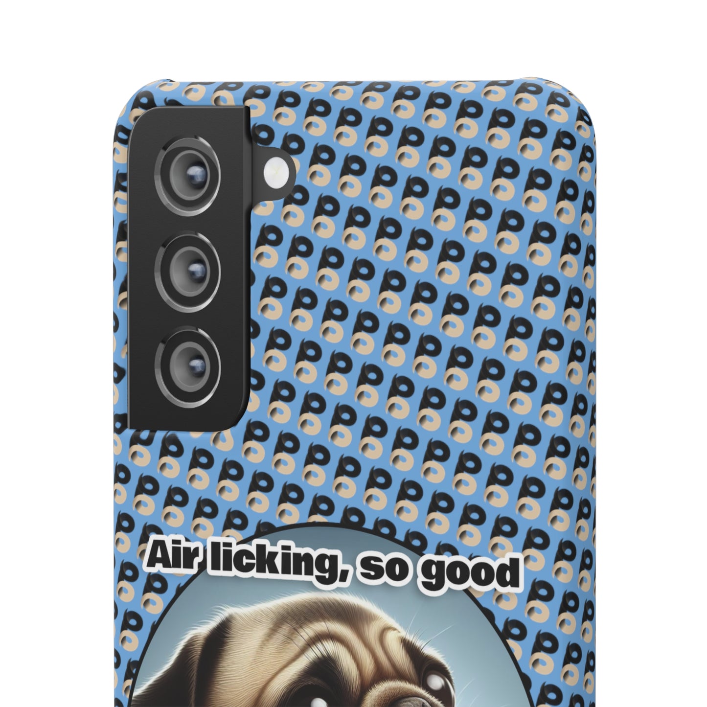 P&B Pug Life Edition: Air Licking - Snap Case Light Blue