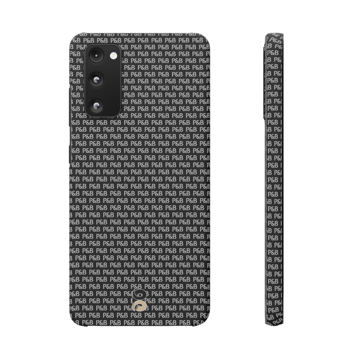 P&B Black pattern - Snap Case