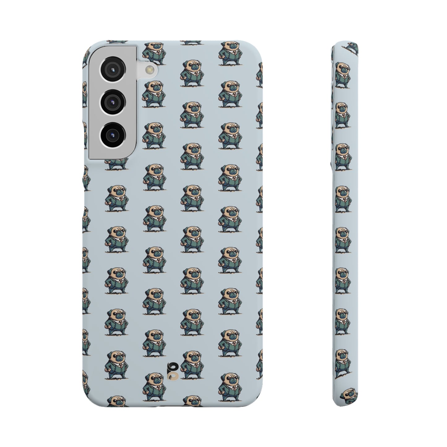 P&B Angry Boss Pug Pattern - Snap Case