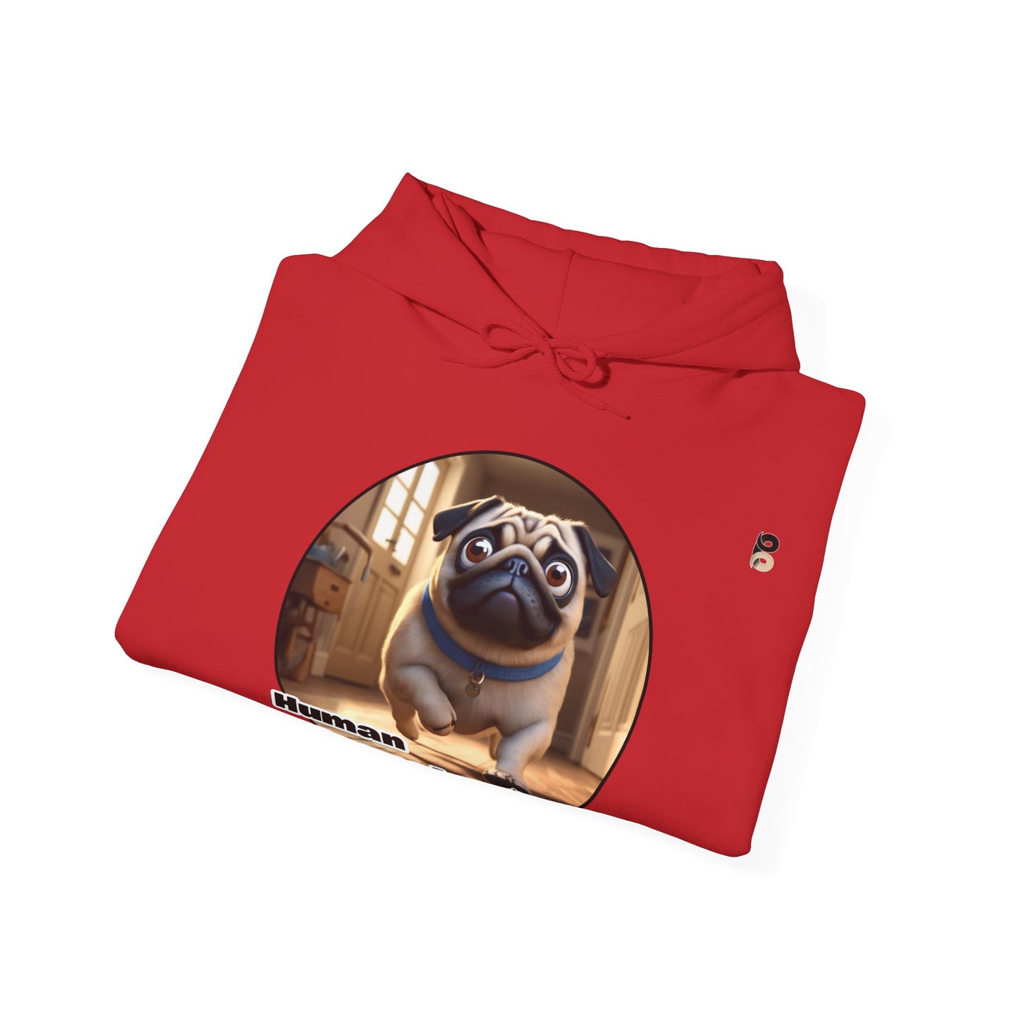 P&B Pug Life: Human Magnet - Unisex Hooded Sweatshirt