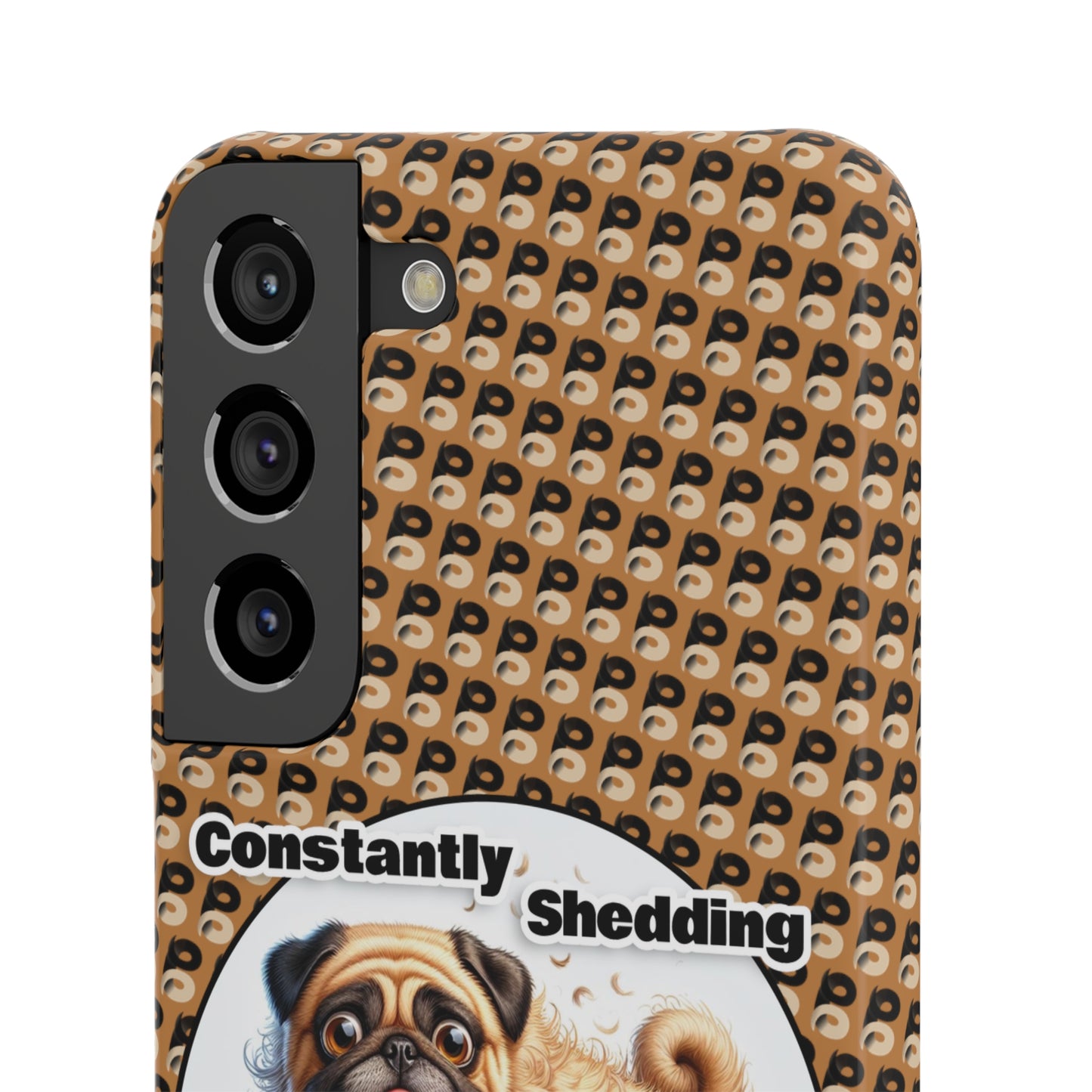 P&B Pug Life Edition: Constantly Shedding - Snap Case Brown