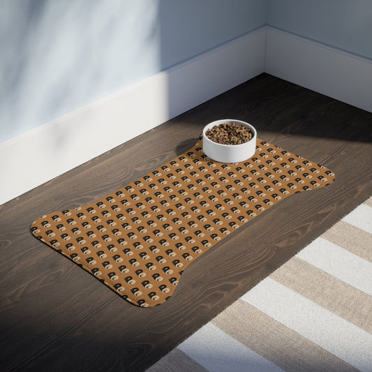 P&B Pet Feeding Mat - Dark Brown