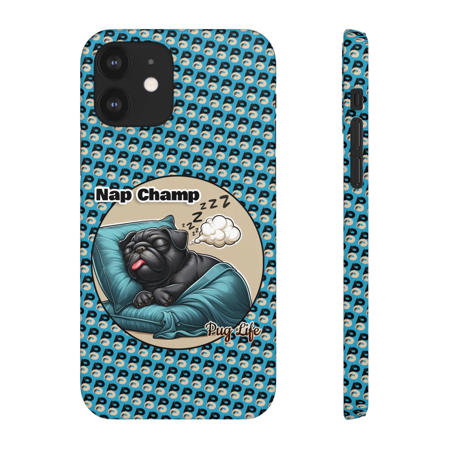 P&B Pug Life Edition: Nap Champ - Snap Case Blue