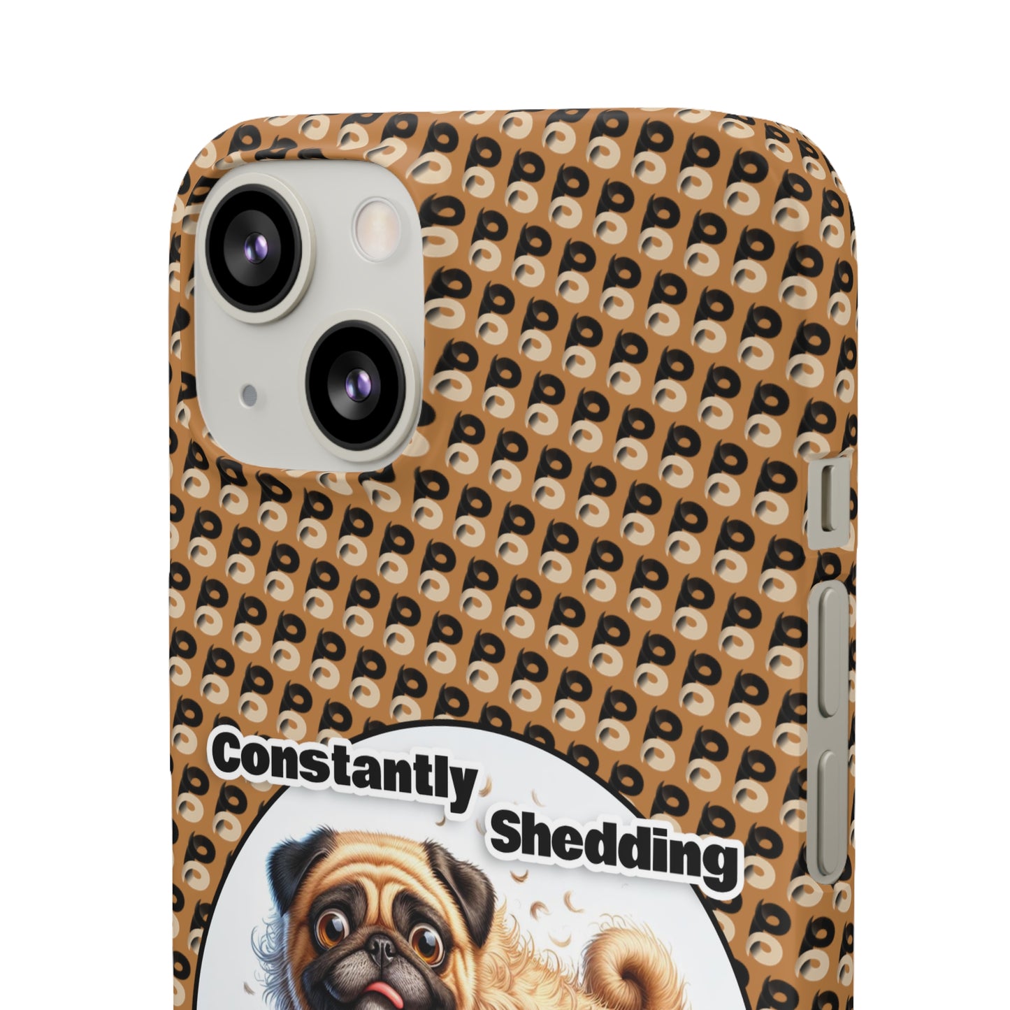 P&B Pug Life Edition: Constantly Shedding - Snap Case Brown