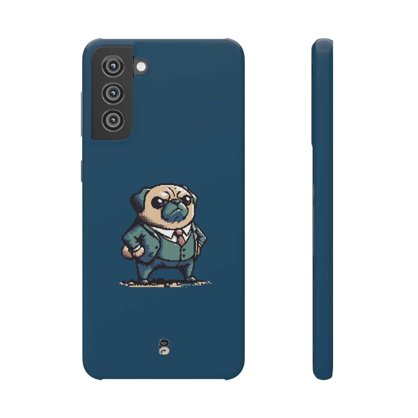 P&B Angry Boss Pug - Snap Case