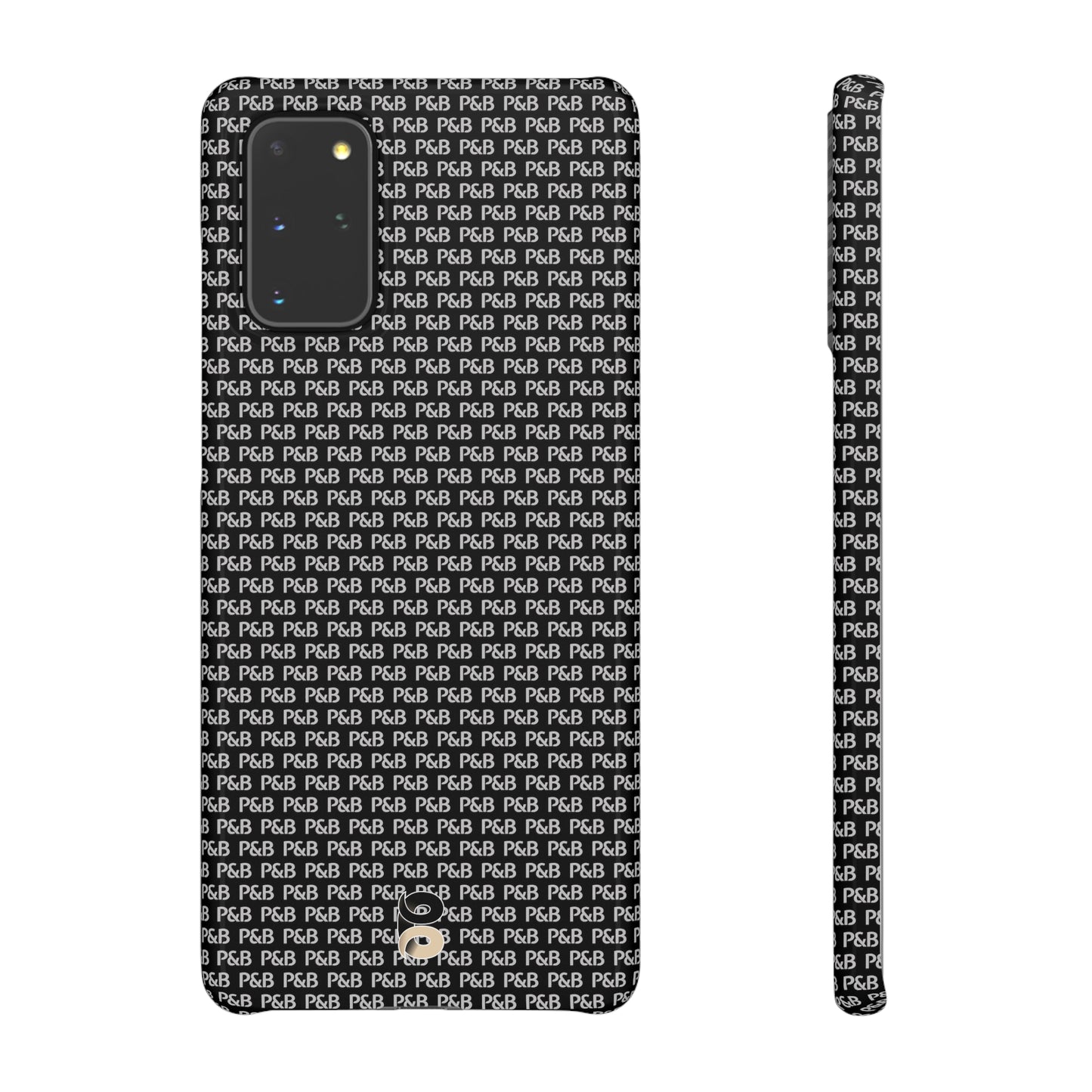 P&B Black pattern - Snap Case