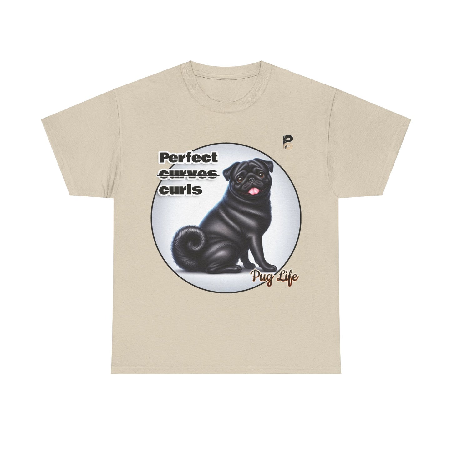 P&B Pug Life Edition: Perfect curls - Cotton Tee - Unisex