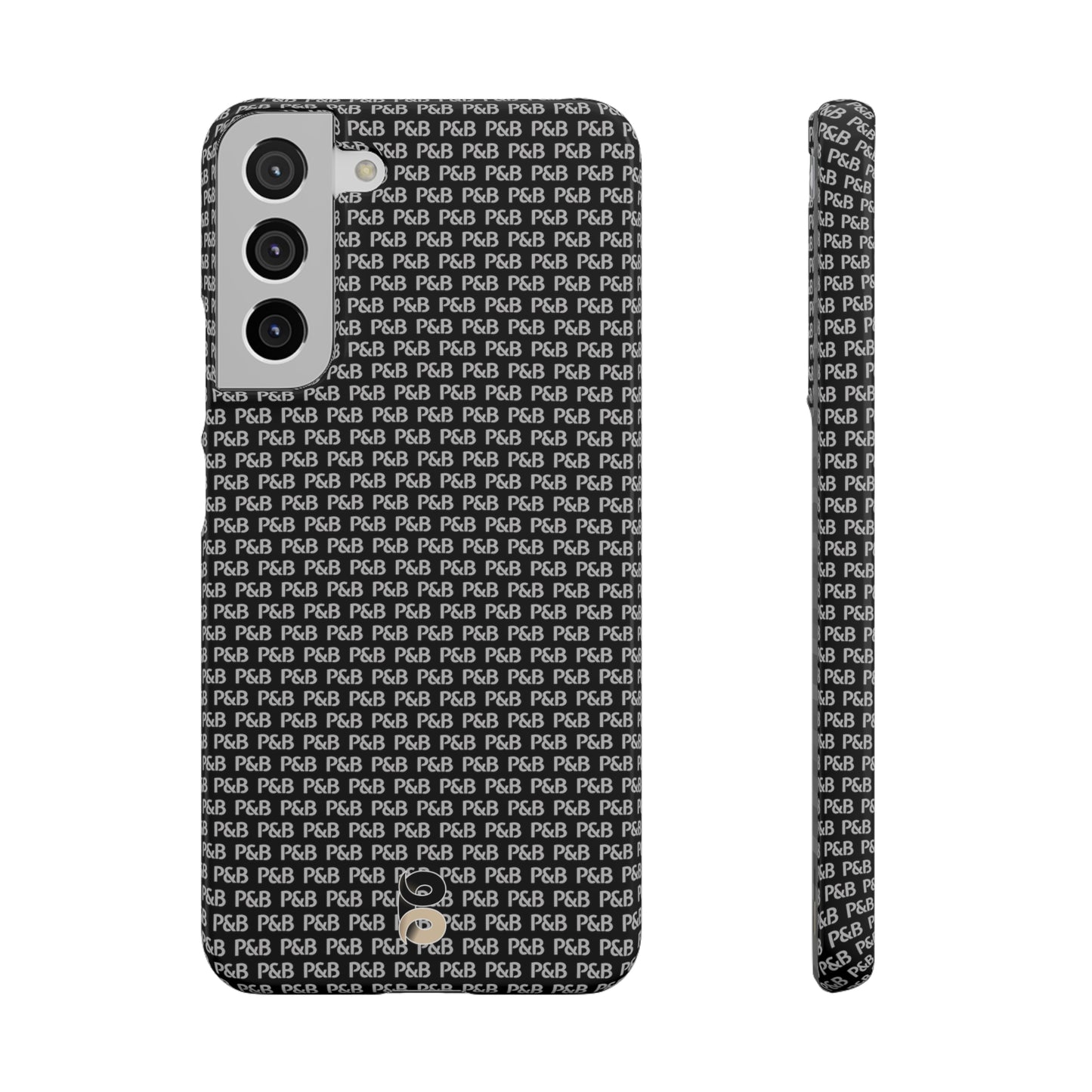 P&B Black pattern - Snap Case