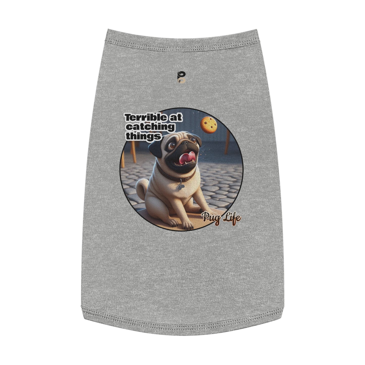 P&B Pug Life Edition Tank Top: Terrible at Catching