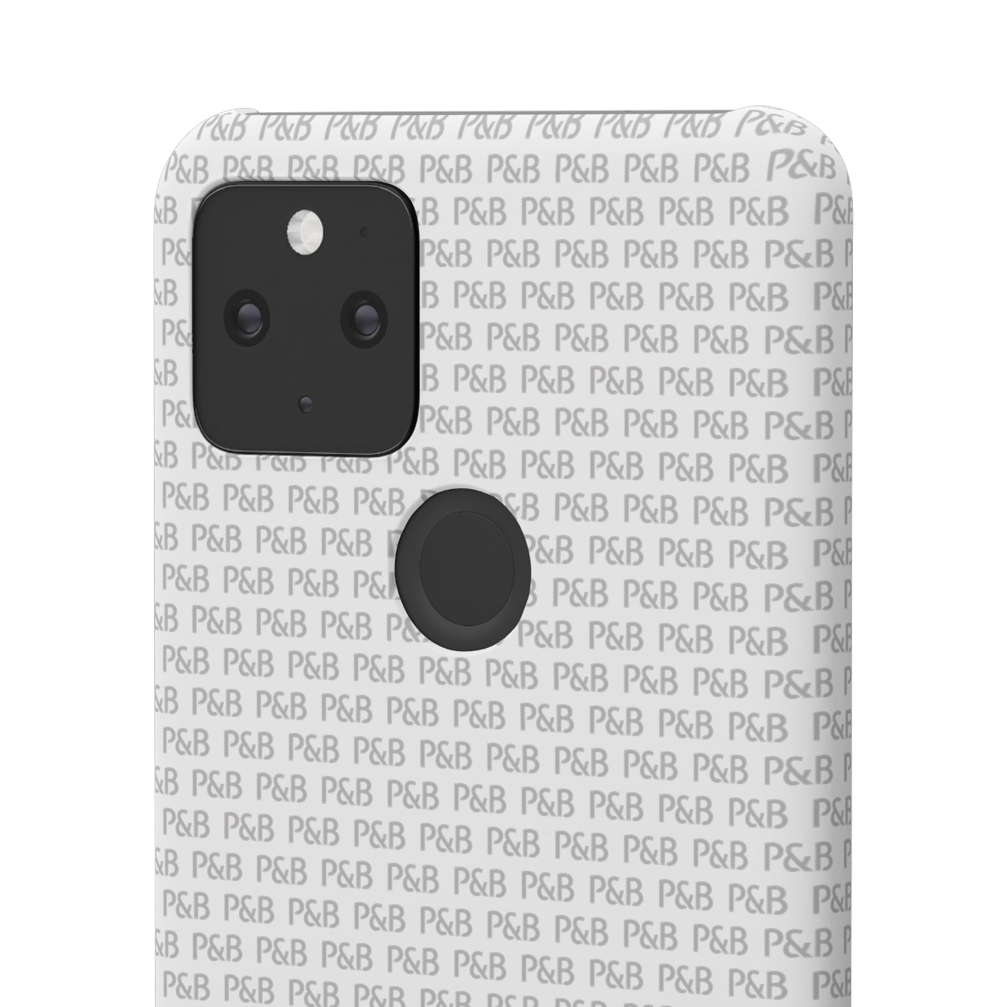 P&B White pattern - Snap Case