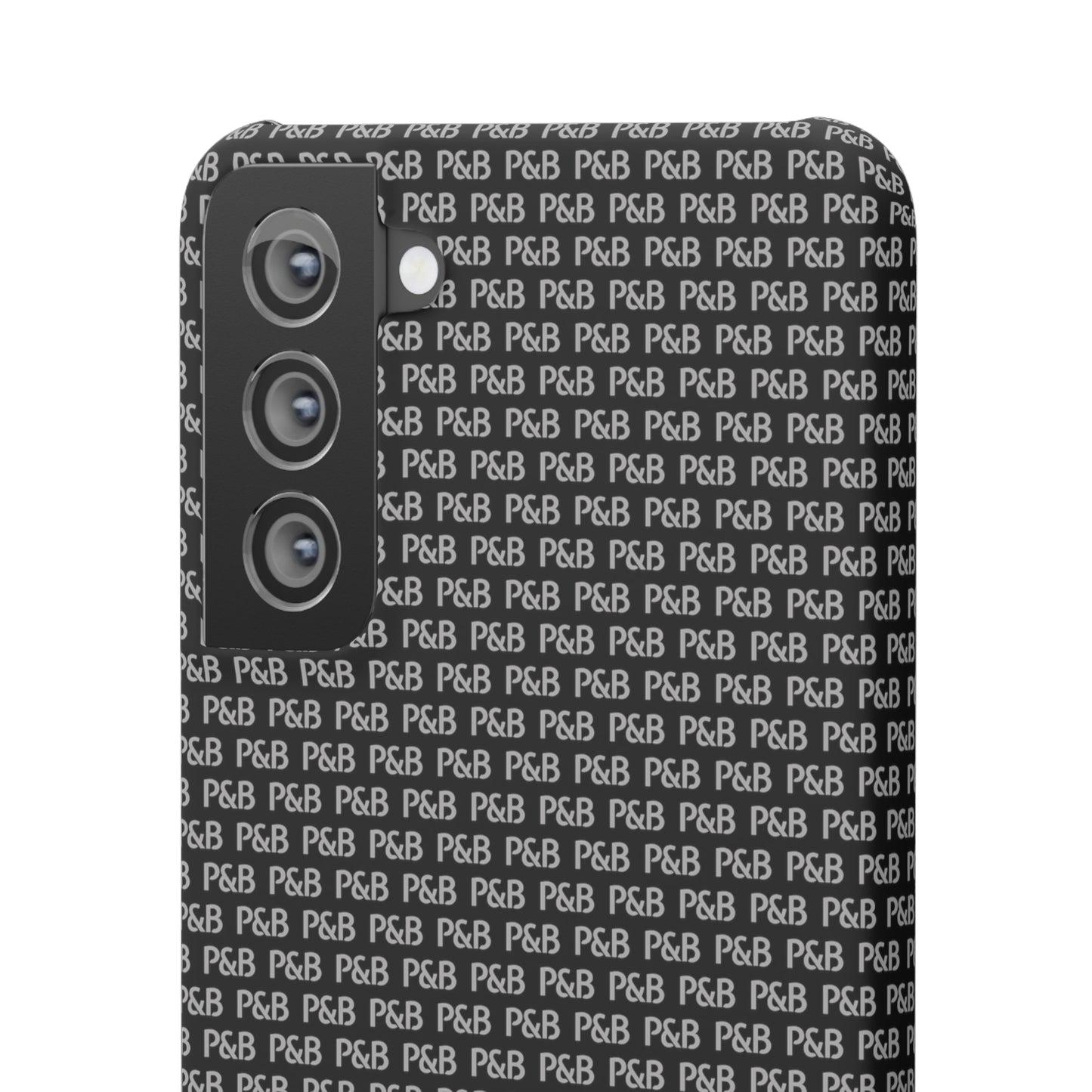 P&B Black pattern - Snap Case