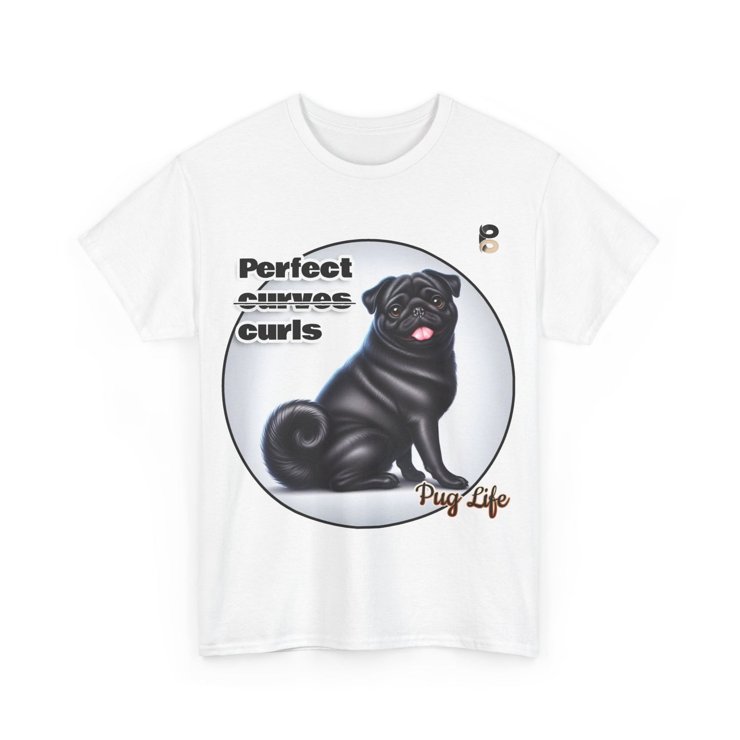 P&B Pug Life Edition: Perfect curls - Cotton Tee - Unisex