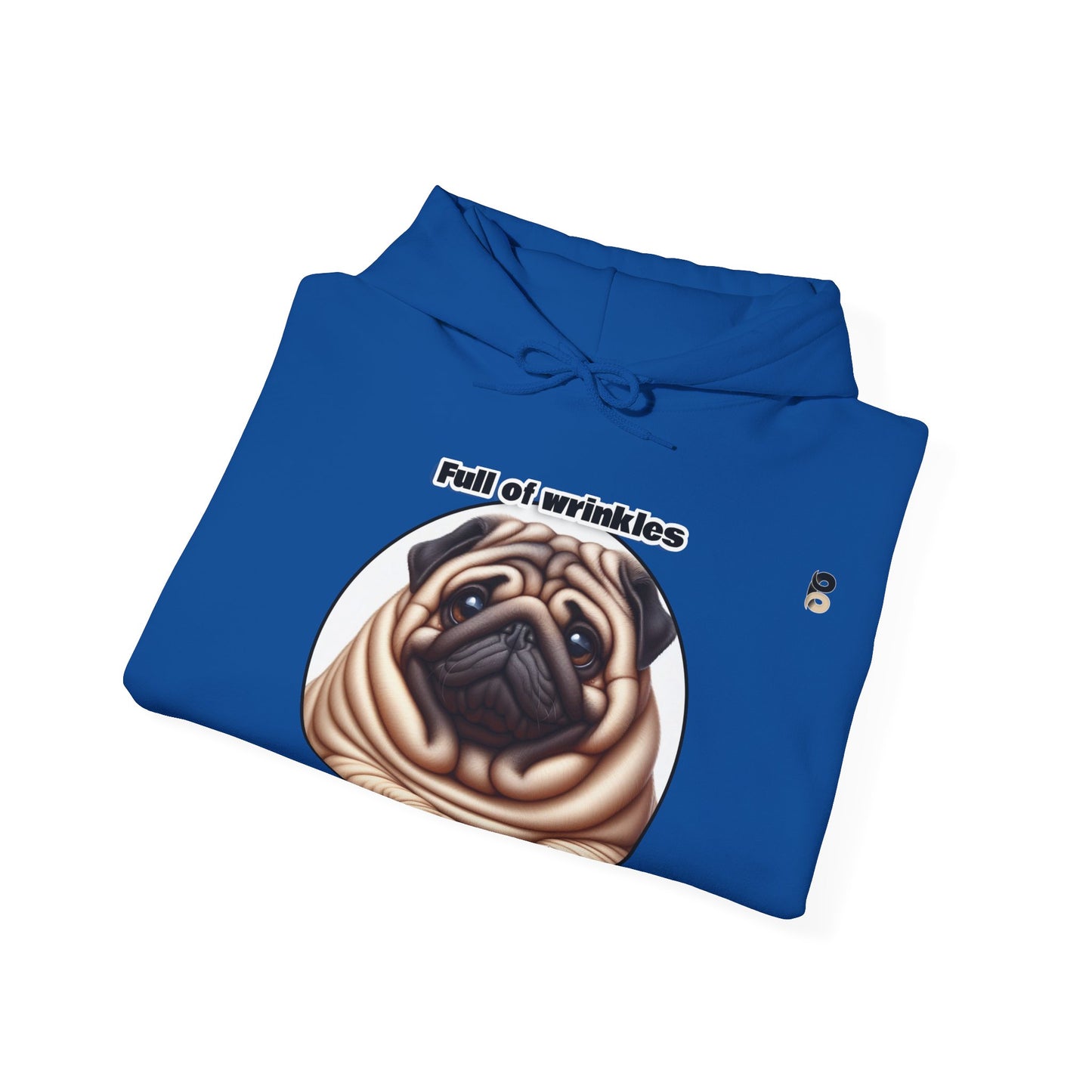 P&B Pug Life: Full of Wrinkles - Unisex Hooded Sweatshirt